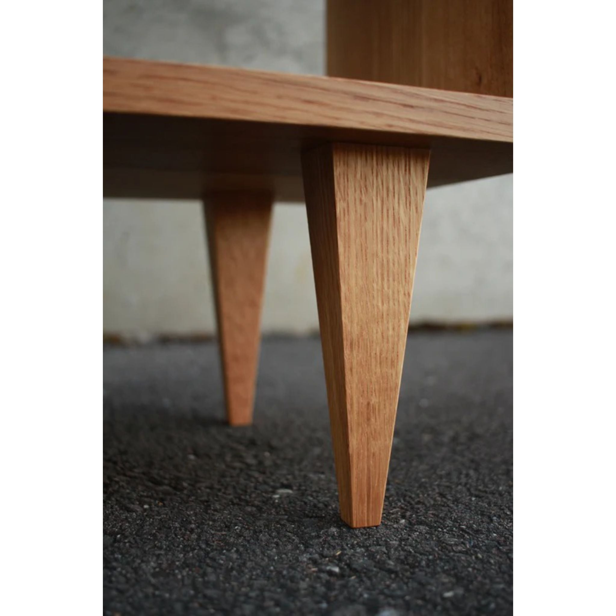 4-Tier Offstack Bookcase (TERTIARY) BC22 Bottom View by Tomfoolery Wood Co