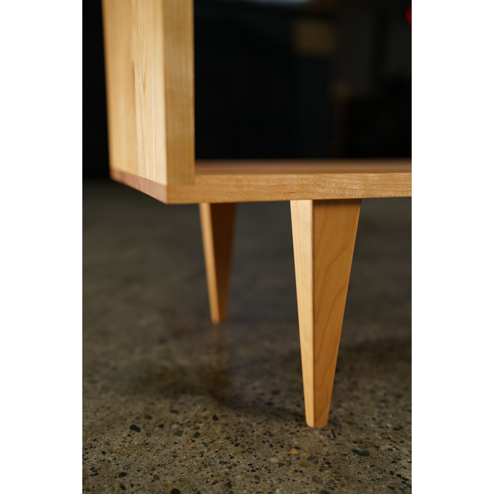 Arden Offstack Bookcase BC01 Bottom View by Tomfoolery Wood Co