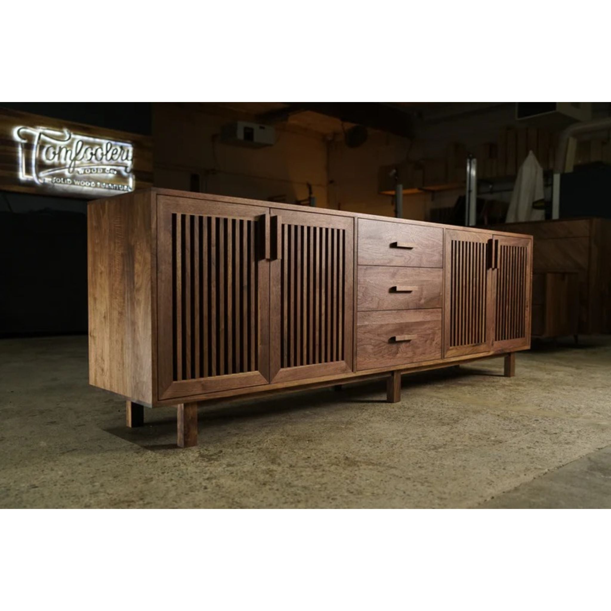 Armocido Buffet 3 Drawers CN24 Full View by Tomfoolery Wood Co