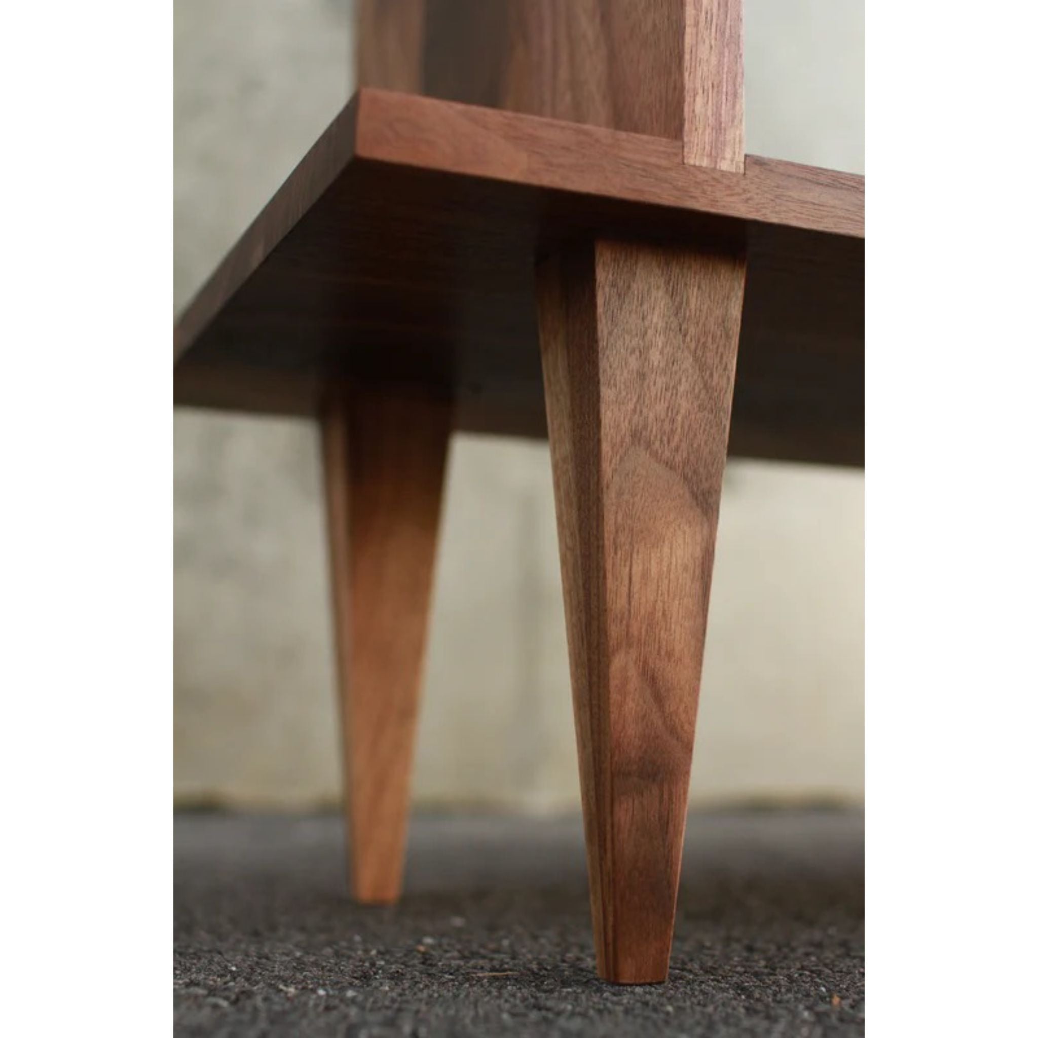 Boot Offstack Bookcase BC23 Bottom View by Tomfoolery Wood Co