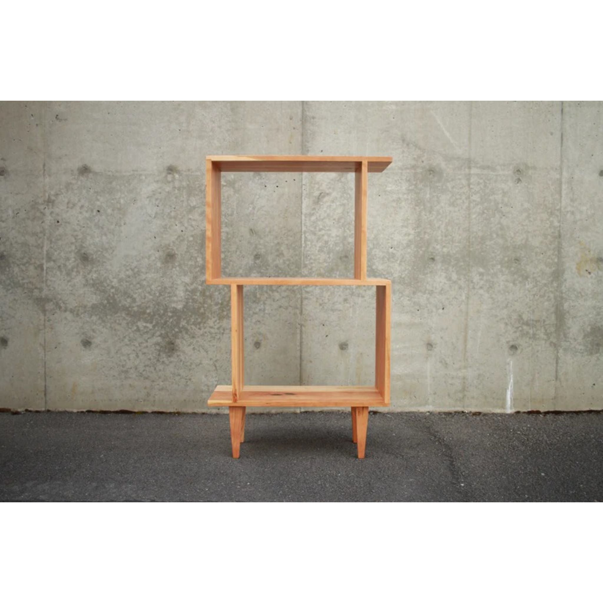 Boot Offstack Bookcase BC23 Front View by Tomfoolery Wood Co