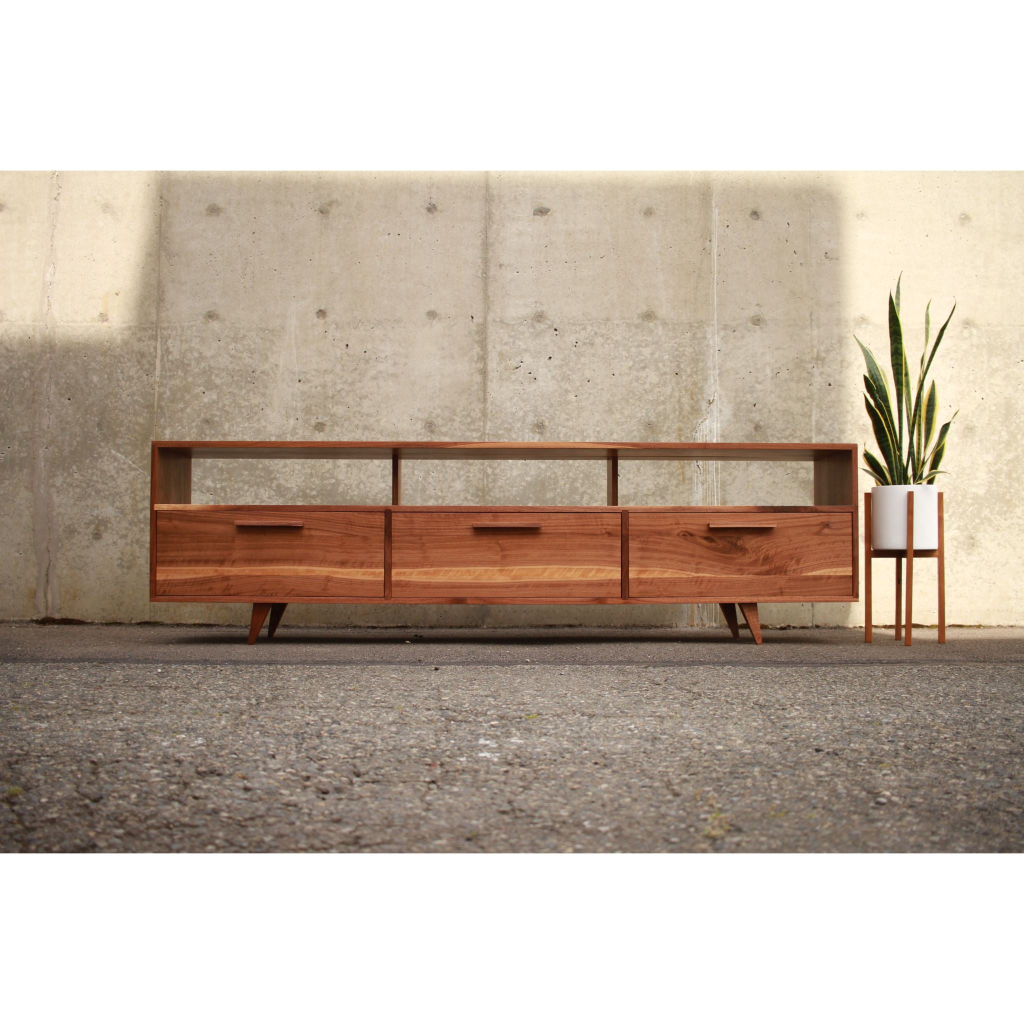 Brooklyn Console 2.0 CN46 Front View by Tomfoolery Wood Co