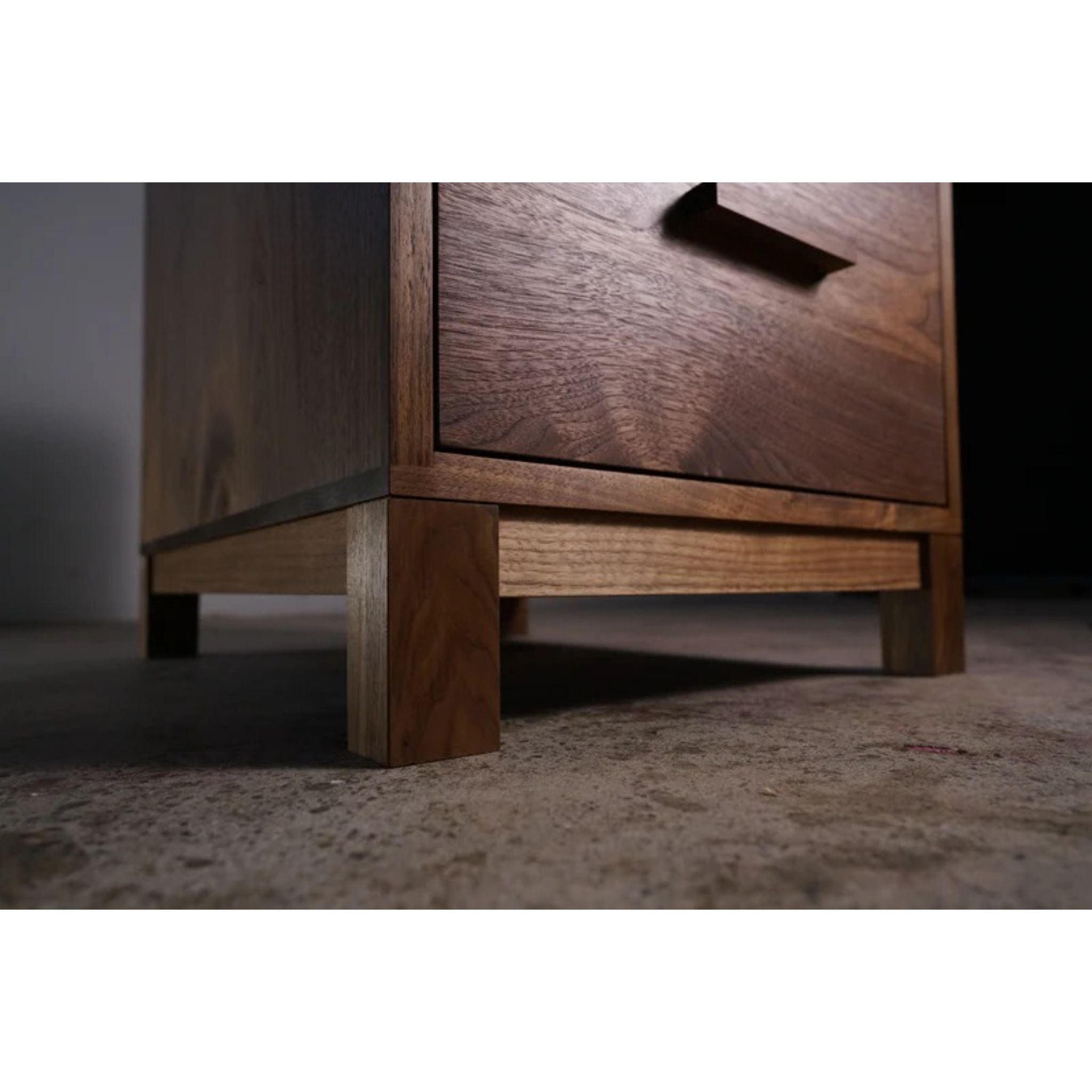 Cady Filing Cabinet CB11 Bottom Side View by Tomfoolery Wood Co