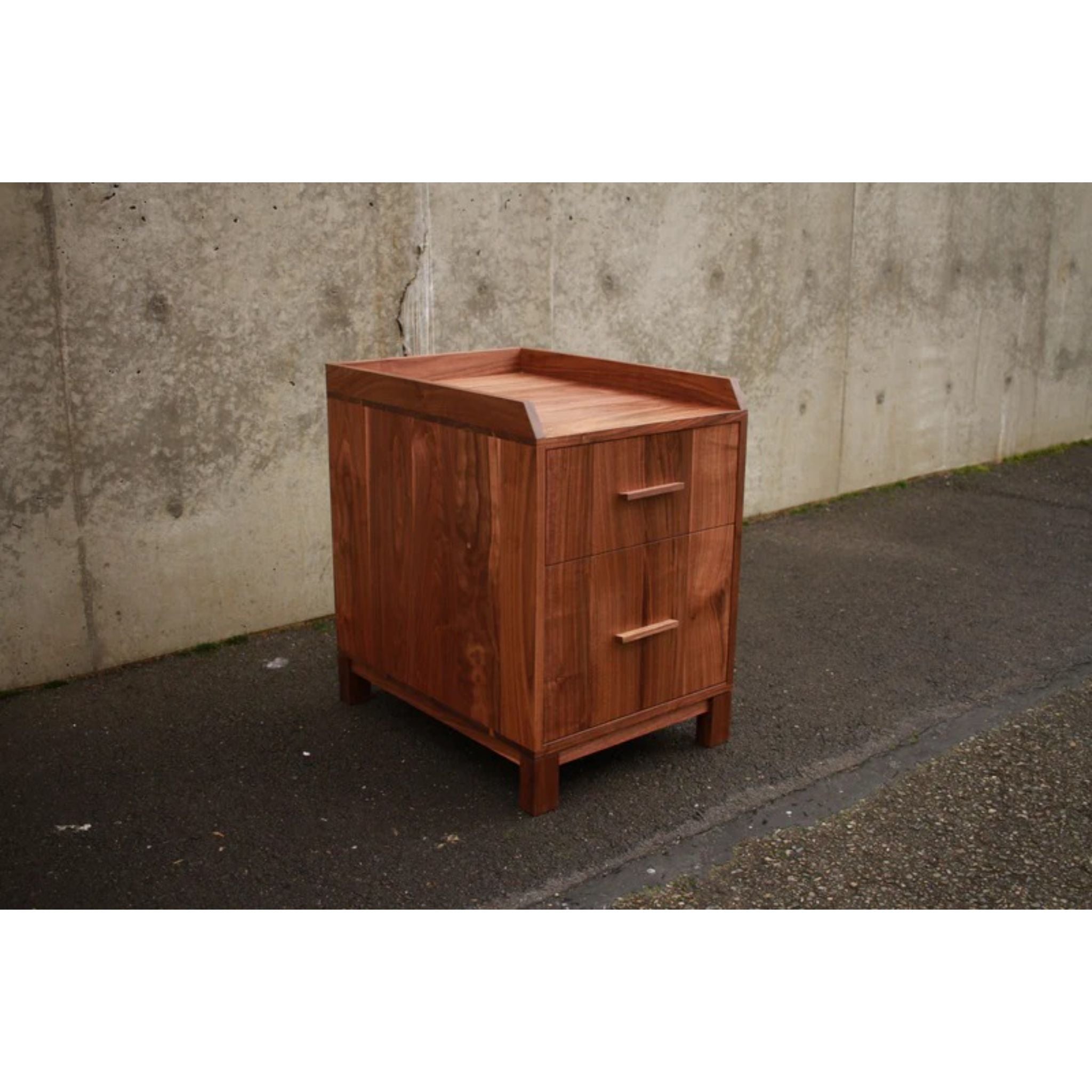 Cady Filing Cabinet CB11 Side View by Tomfoolery Wood Co