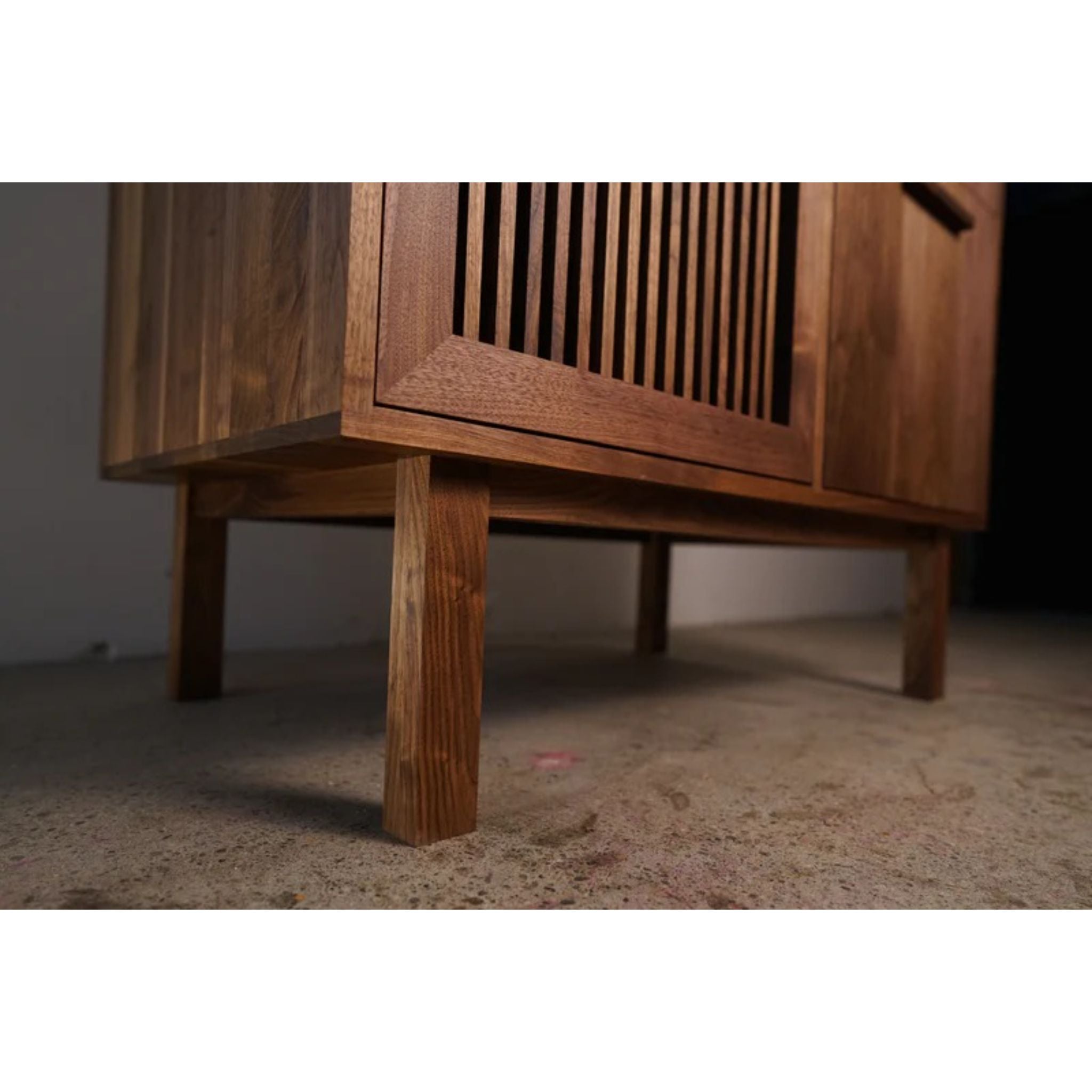 Connolly Bar Cabinet BR15 Bottom View by Tomfoolery Wood Co