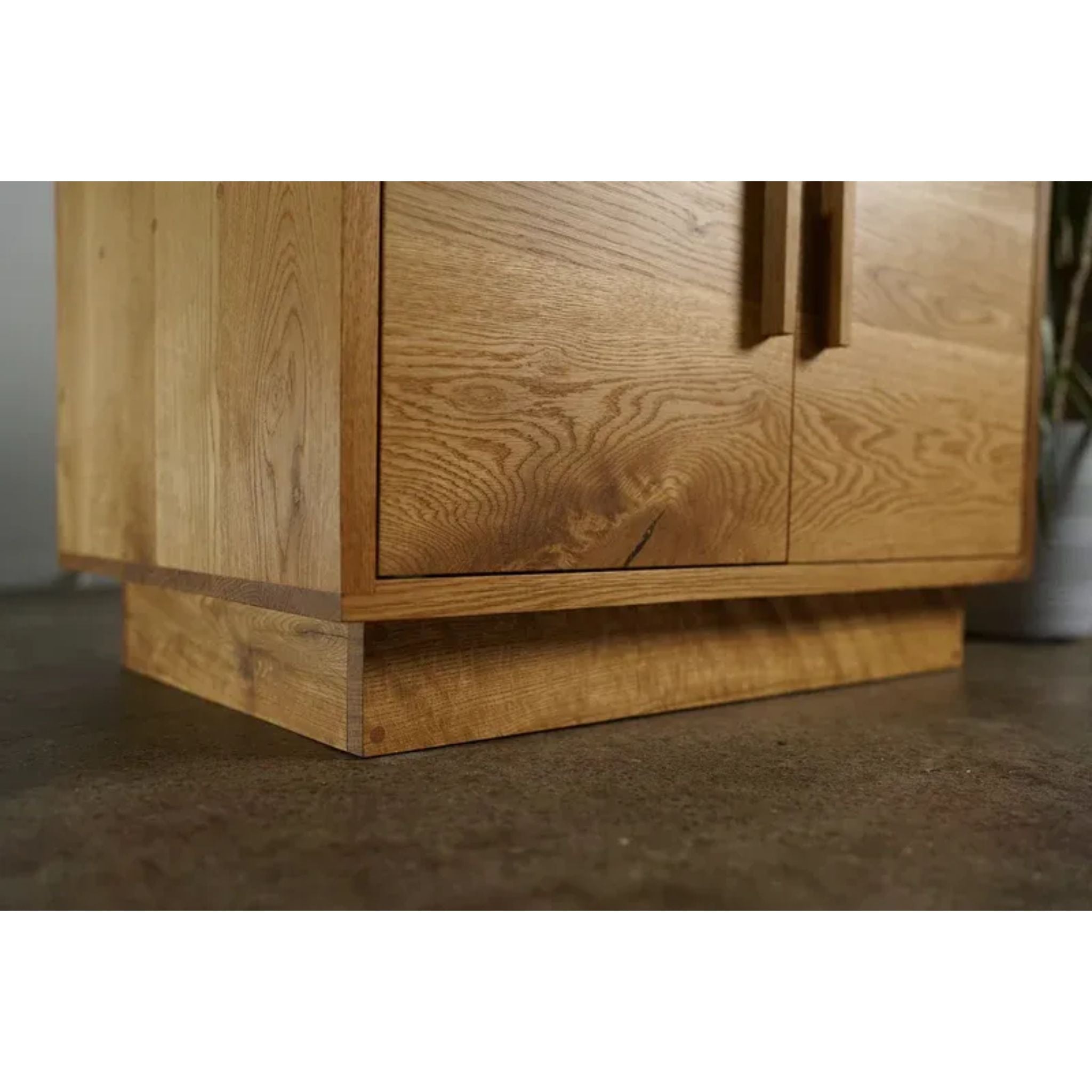 Connor Media Cabinet CB08 Bottom View by Tomfoolery Wood Co