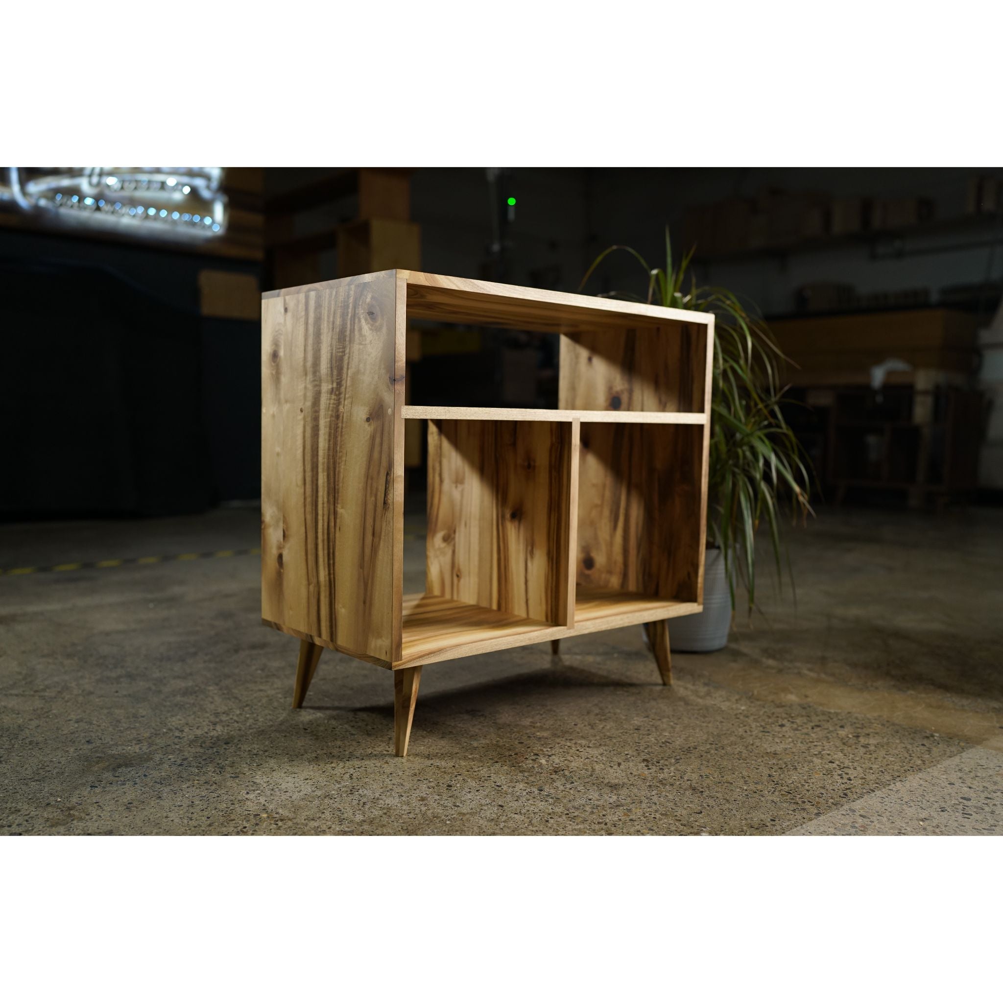 Corio Vinyl Console CN01 Full View by Tomfoolery Wood Co
