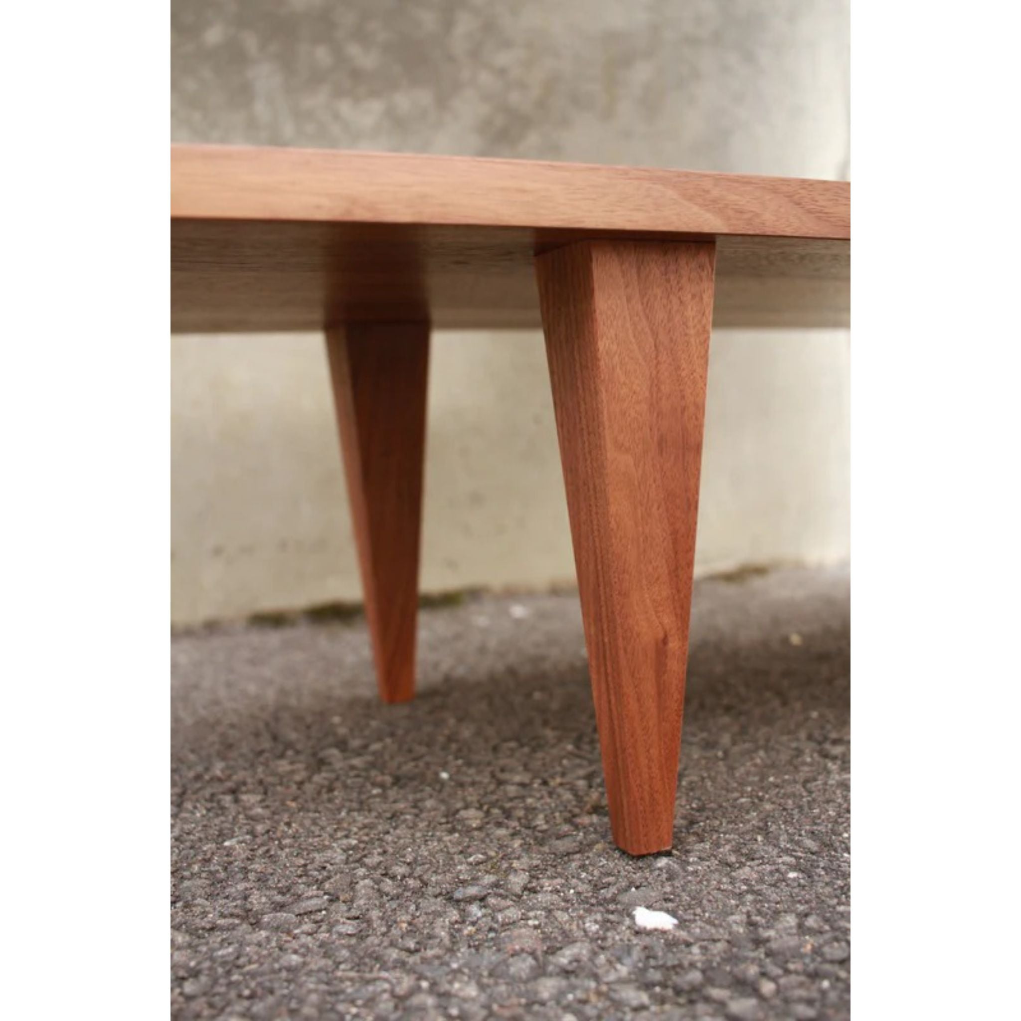 Corner Offstack Bookcase Balanced BC10 Bottom Side View by Tomfoolery Wood Co