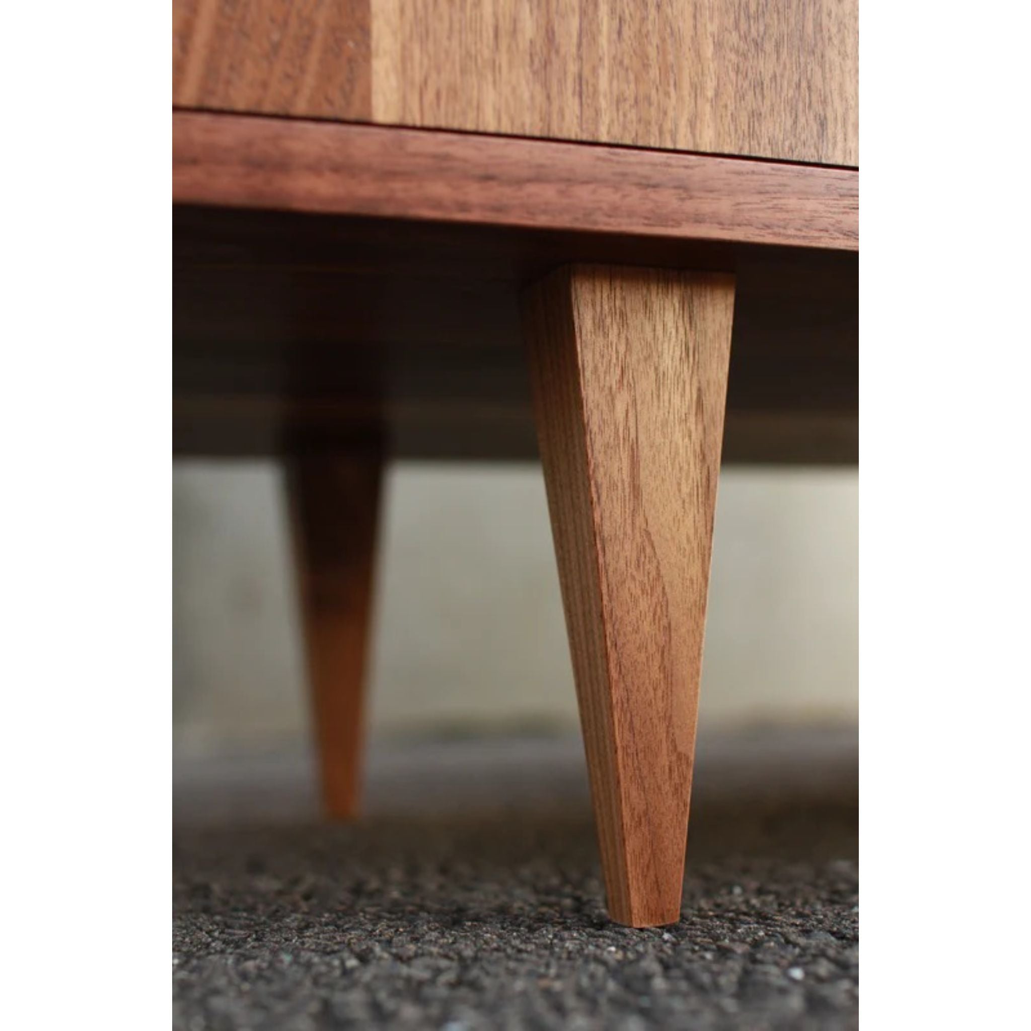 Davis Wine Bar BR09 Bottom View by Tomfoolery Wood Co
