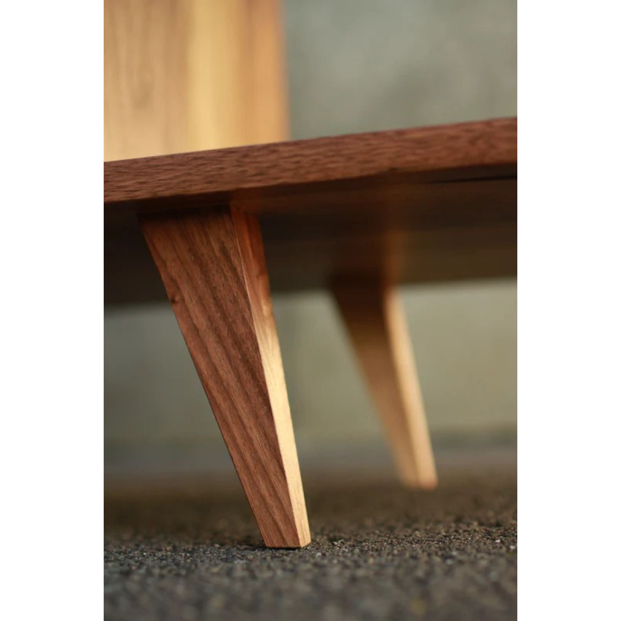 DeBoer Vinyl Console CN95 Bottom Closeup View by Tomfoolery Wood Co