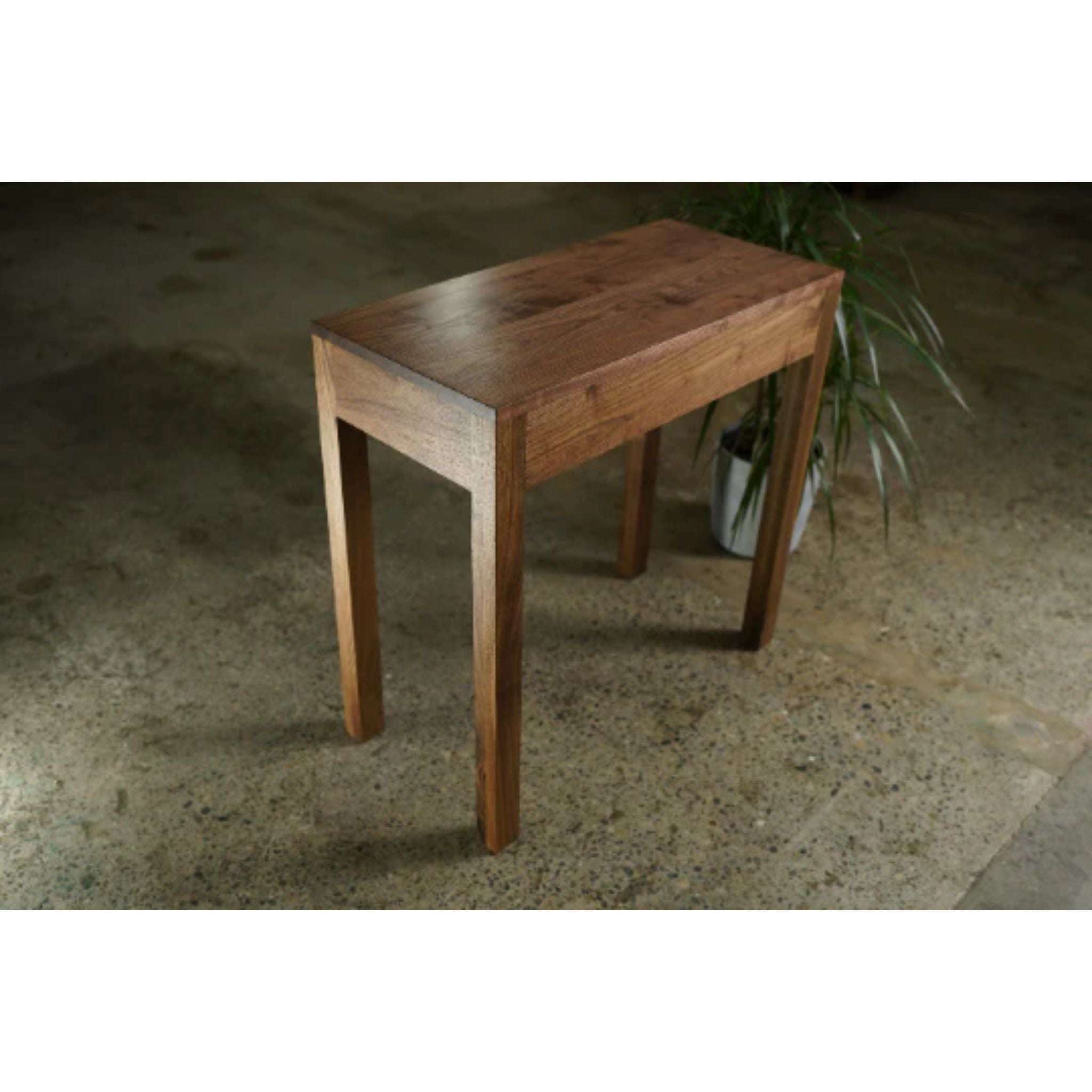 Douglas End Table TB16 Top Side View by Tomfoolery Wood Co
