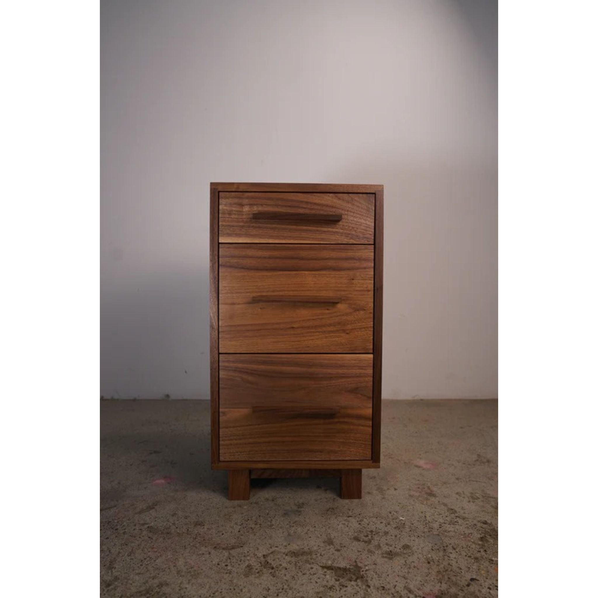 Drawer Tower 3 Drawers Front View by Tomfoolery Wood Co