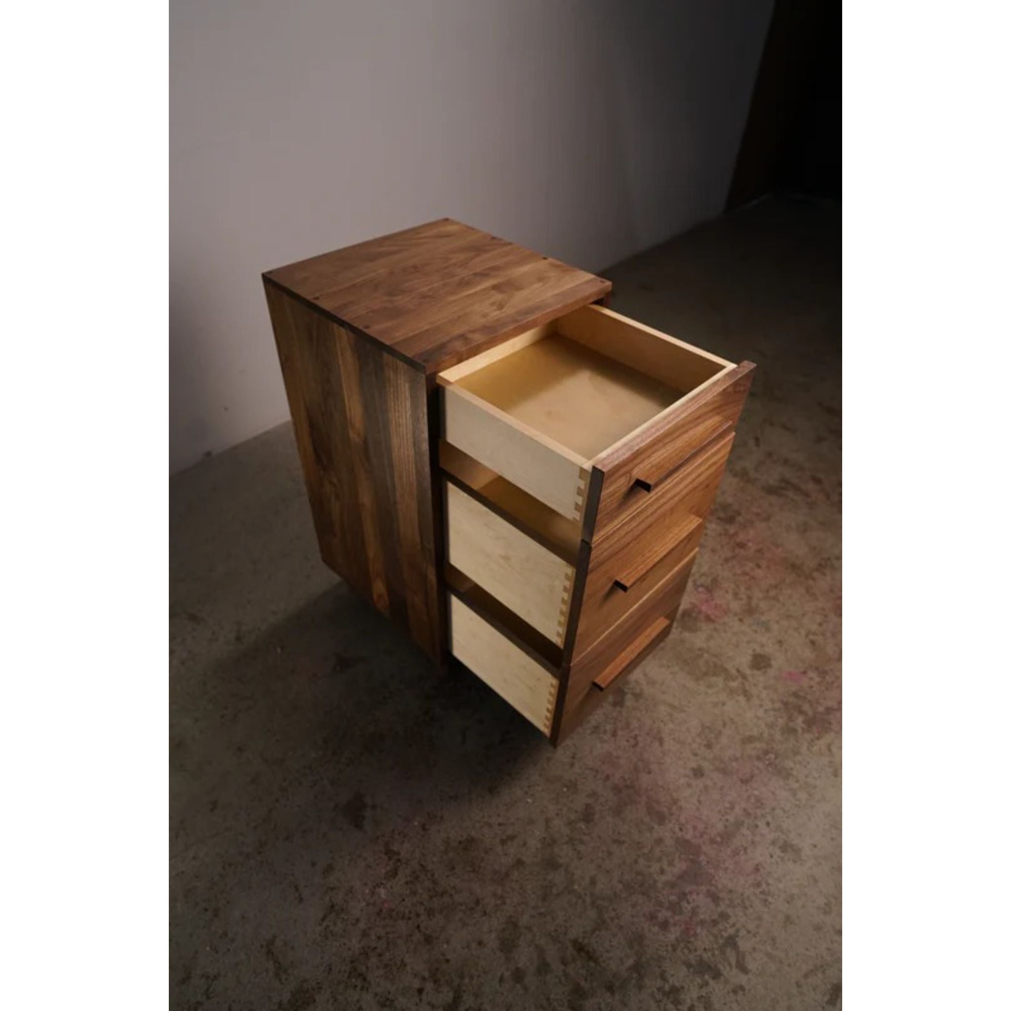 Drawer Tower 3 Drawers Opened Drawers View by Tomfoolery Wood Co