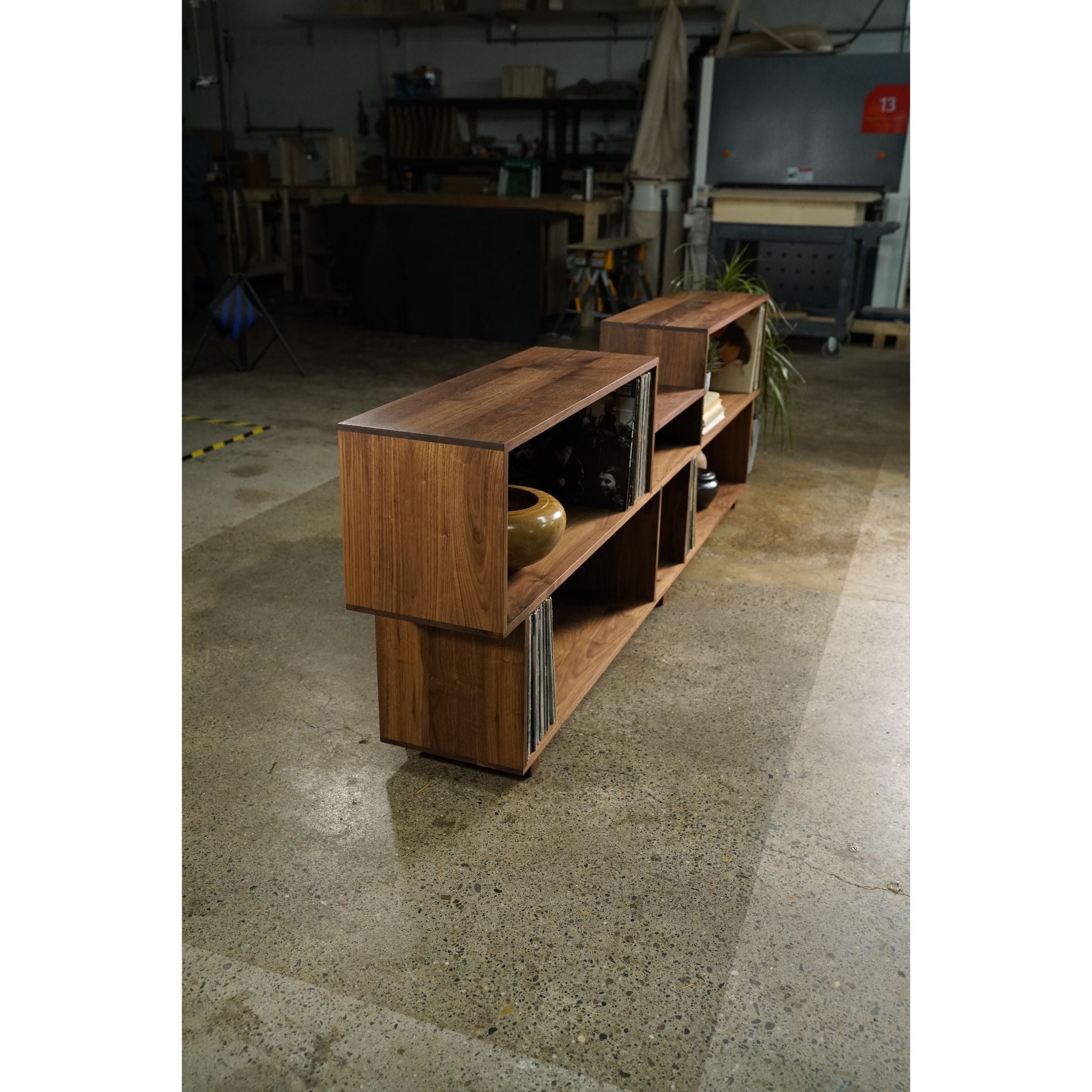 Emerson Vinyl Console Alt1 CN13 Left Side View by Tomfoolery Wood Co