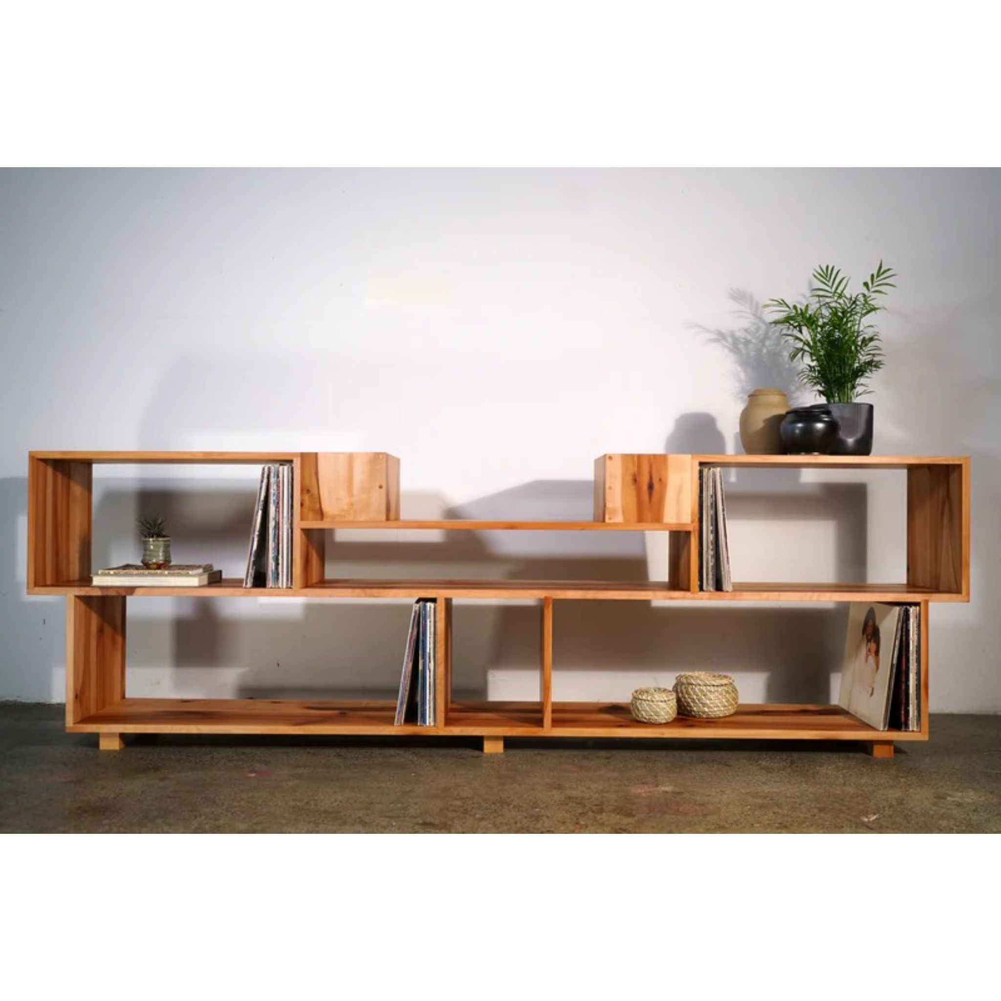 Emerson Vinyl Console CN81 Front View by Tomfoolery Wood Co