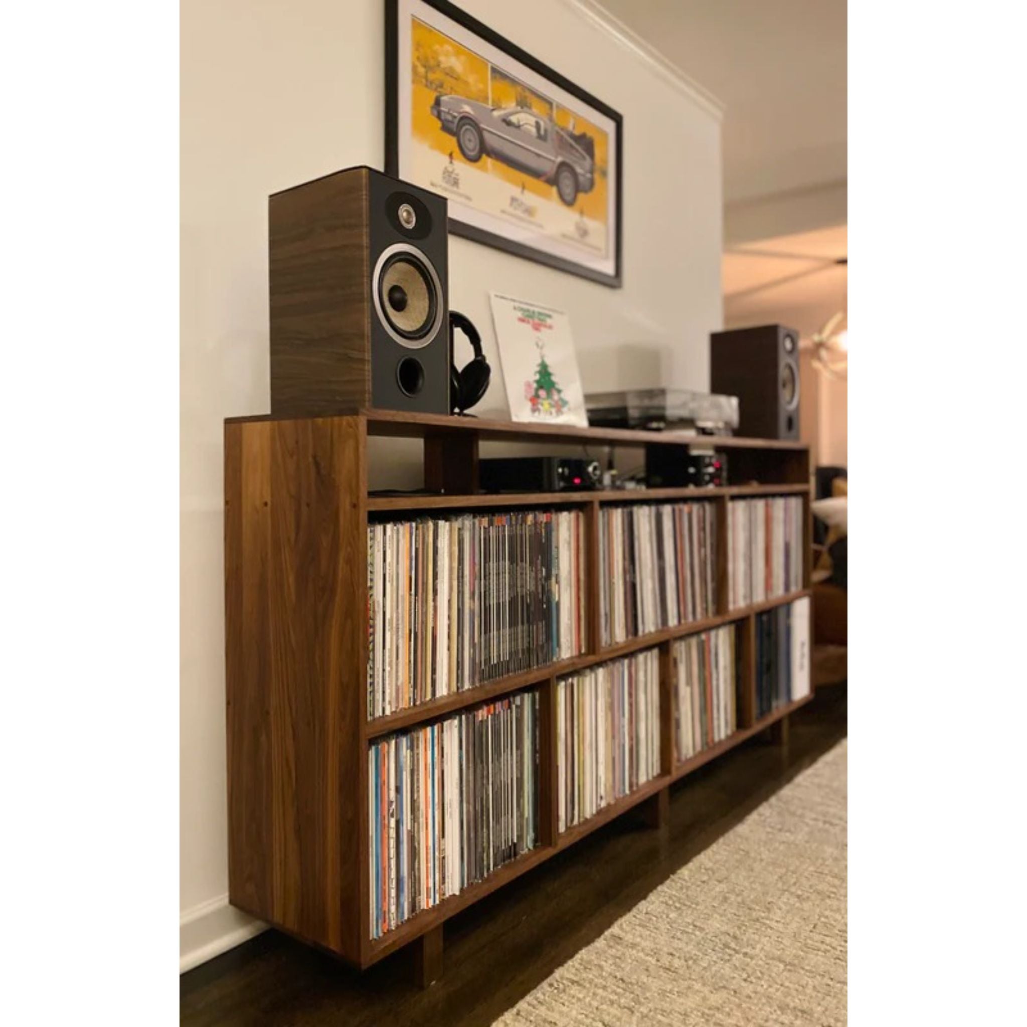 Fields Vinyl Console 90 W CN79 Room View by Tomfoolery Wood Co