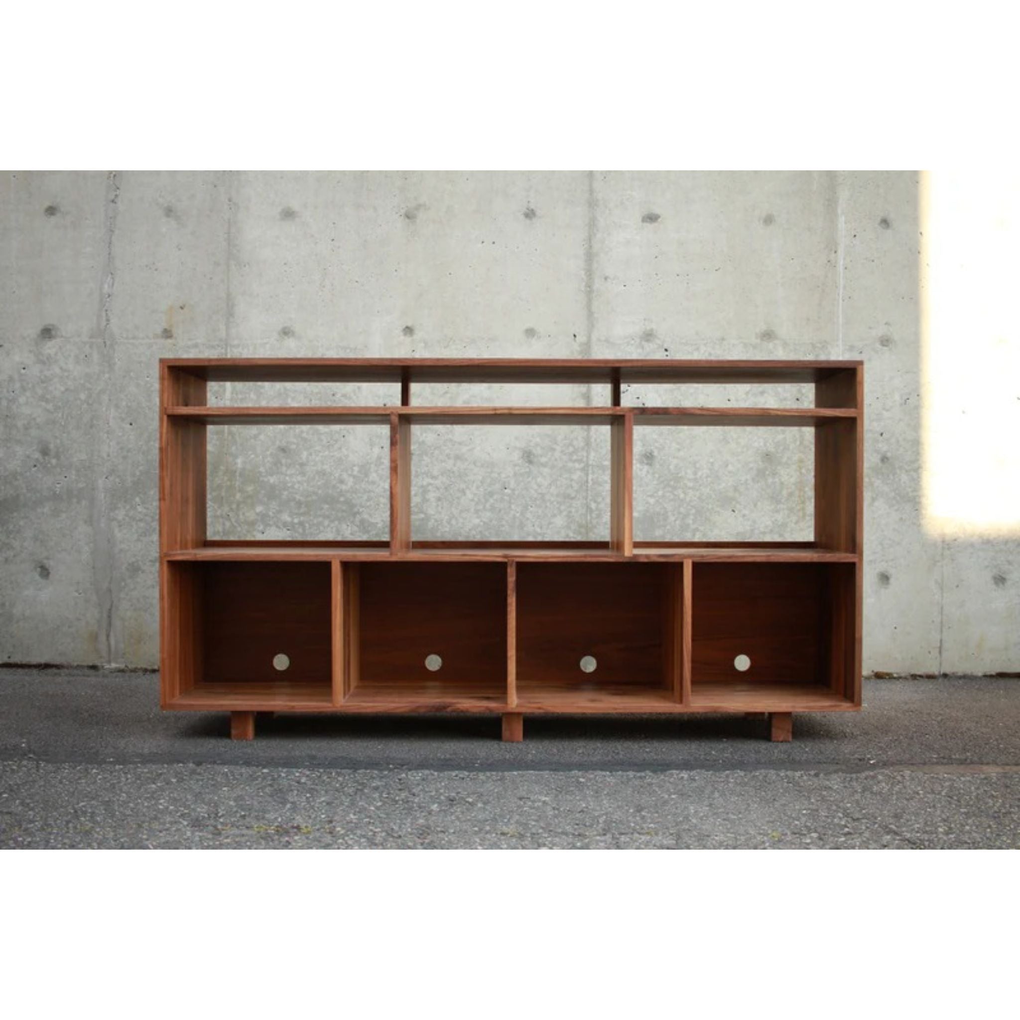 Fields Vinyl Console CN87 Front View by Tomfoolery Wood Co