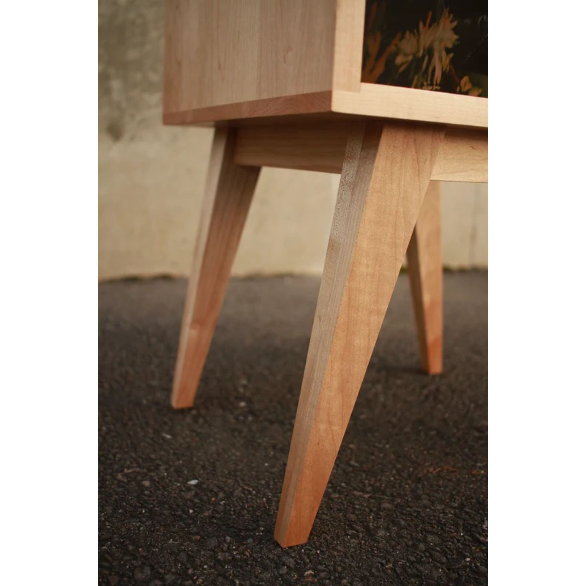 Filipe Vinyl Cubby CN104 Bottom View by Tomfoolery Wood Co