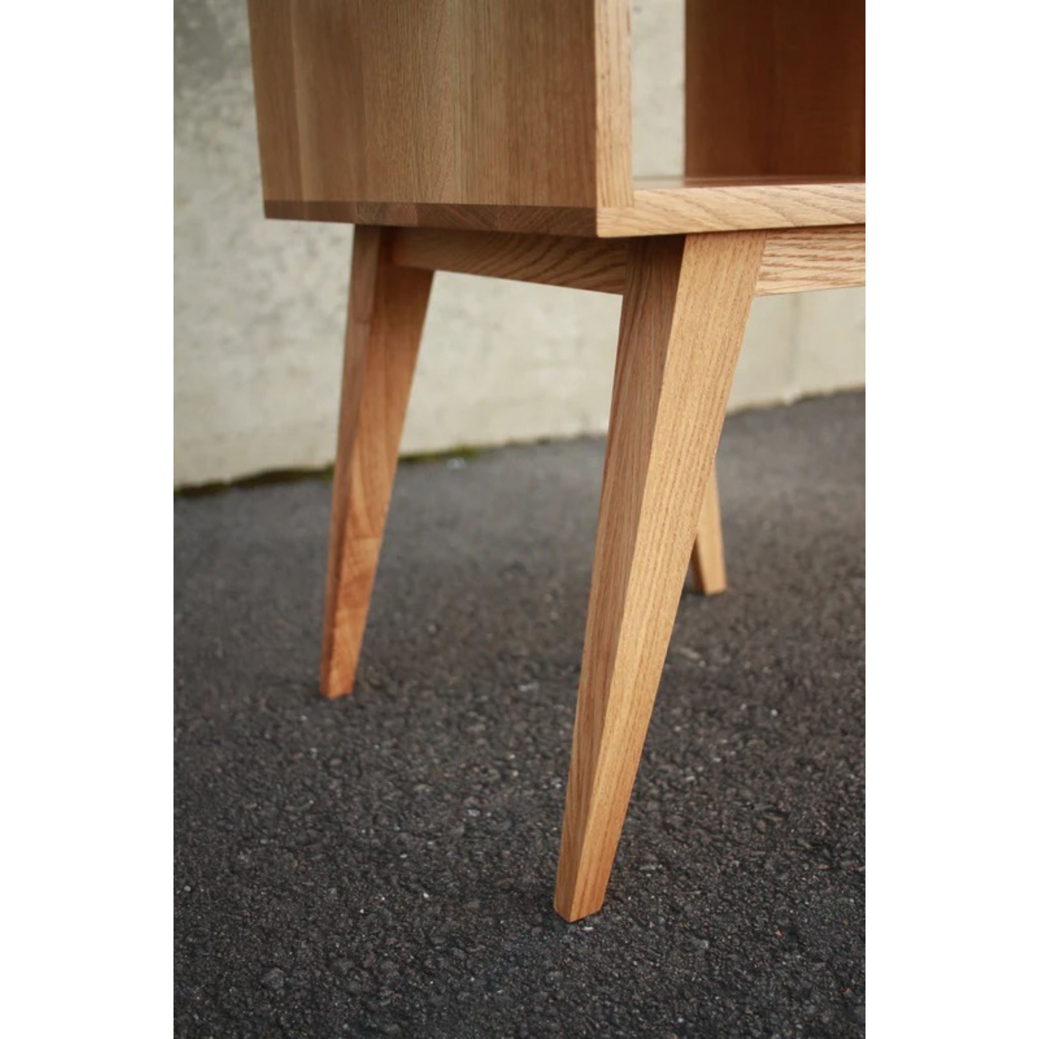 Filipe Vinyl Cubby (TERTIARY) CN84 Bottom View by Tomfoolery Wood Co