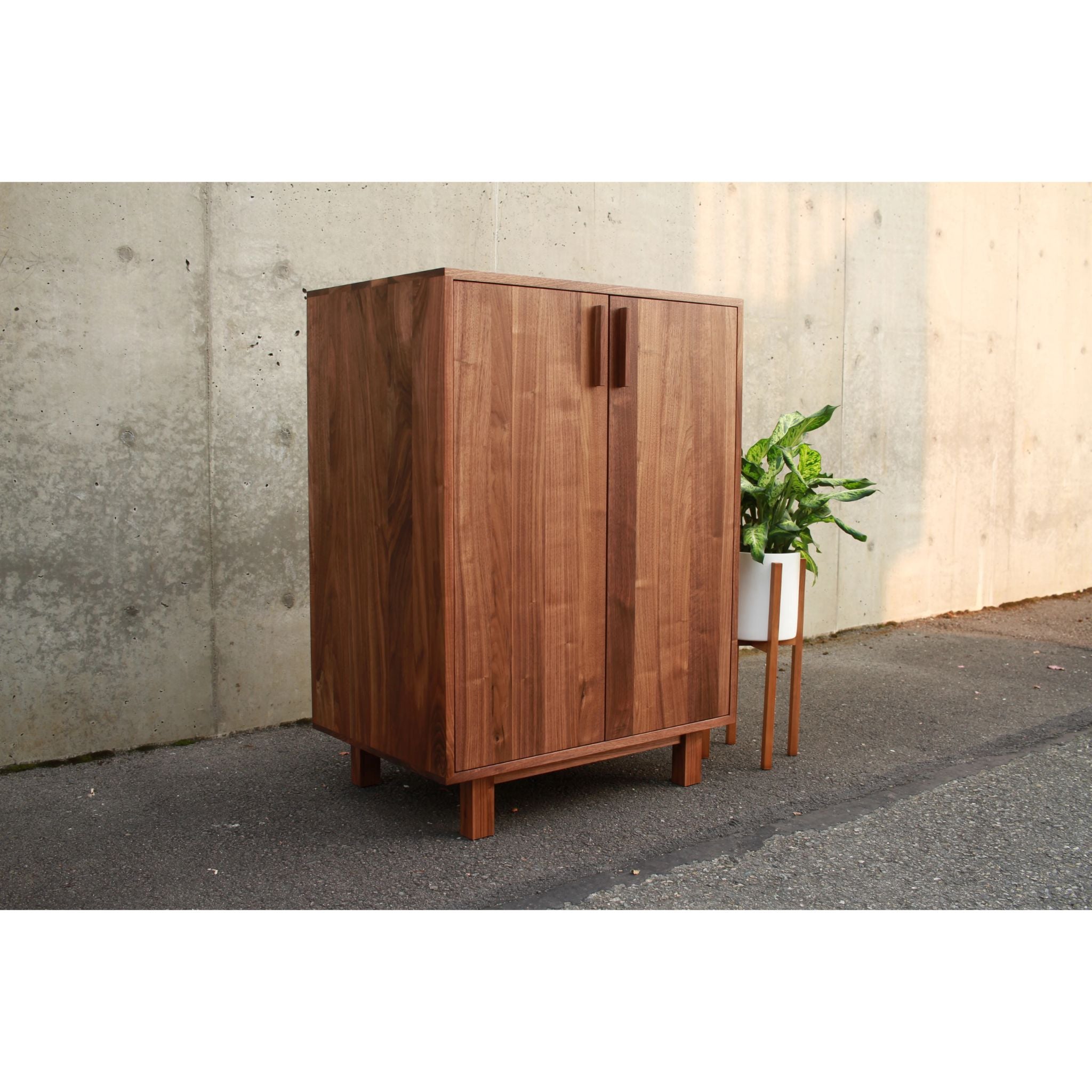 Floor Cabinet CB04 Full View by Tomfoolery Wood Co