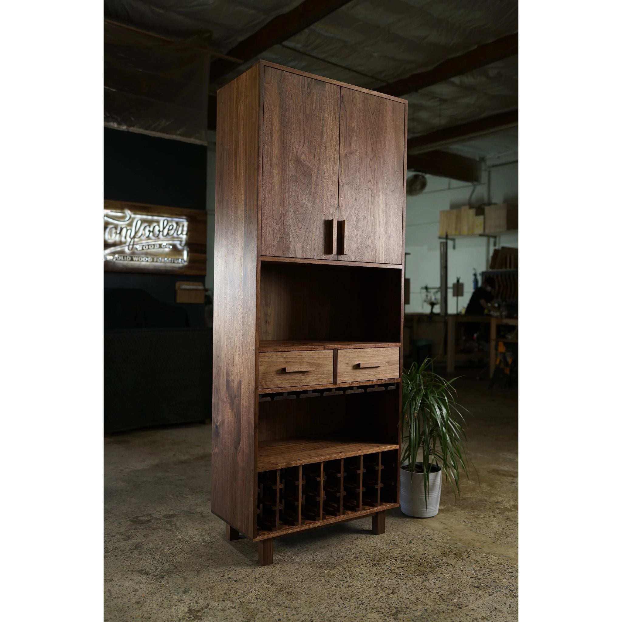 Frisby Wine Bar BN10 Front Side View by Tomfoolery Wood Co