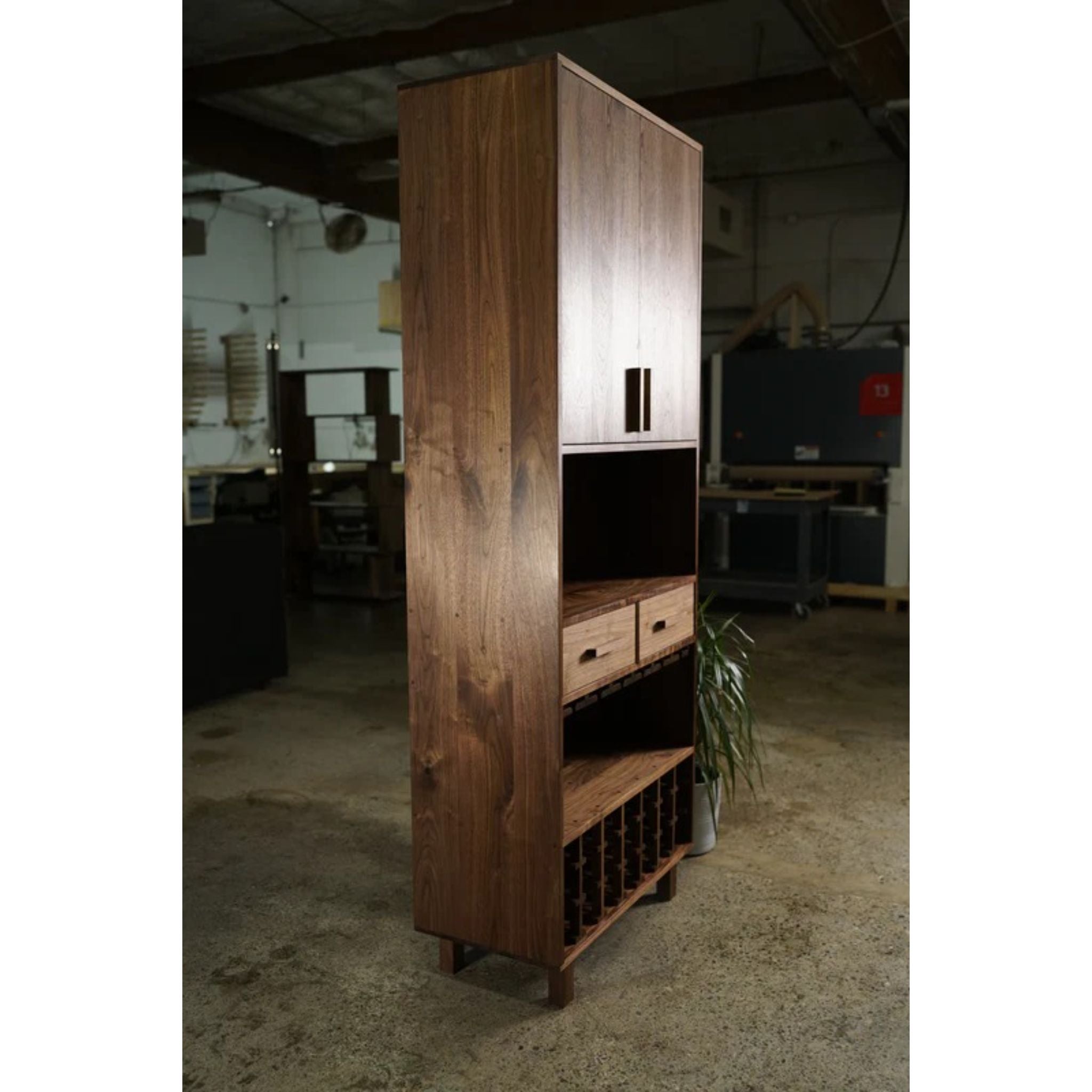 Frisby Wine Bar BN10 Full Left Side View by Tomfoolery Wood Co