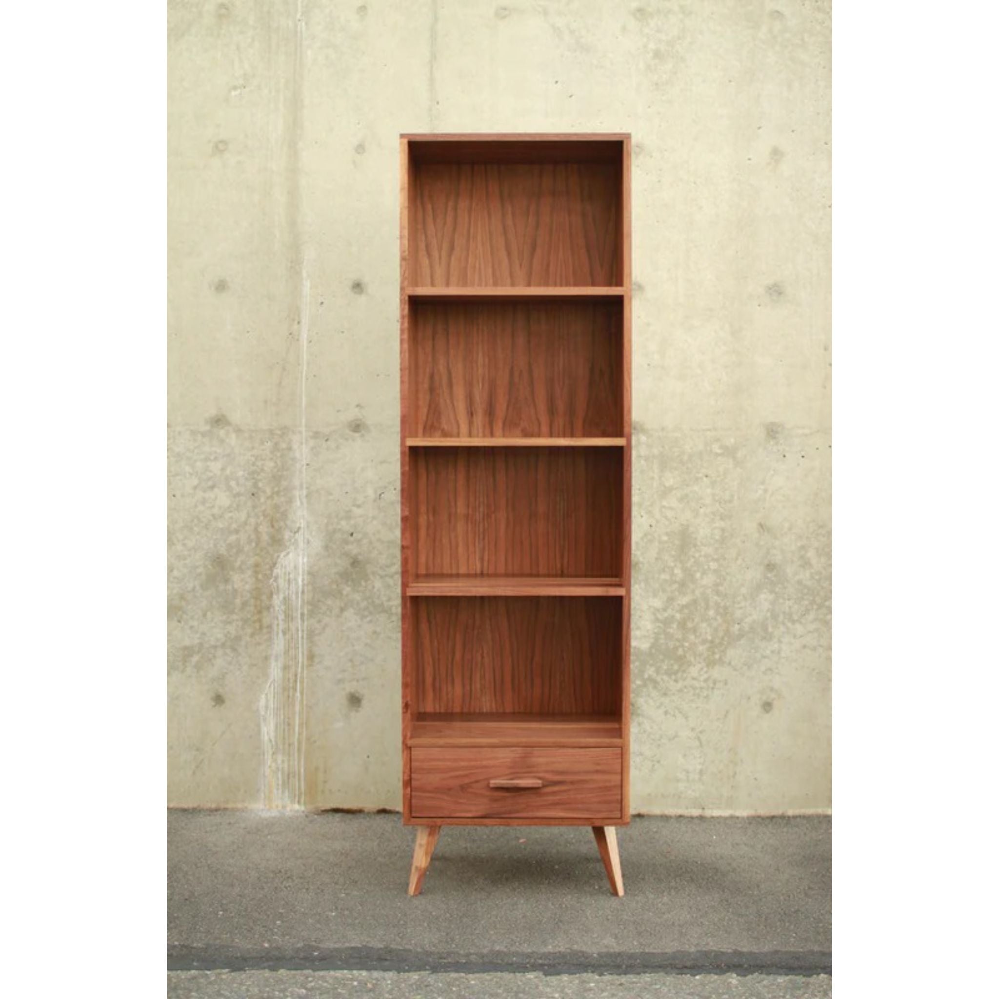 Fullstack Bookcase BC16 Front View by Tomfoolery Wood Co