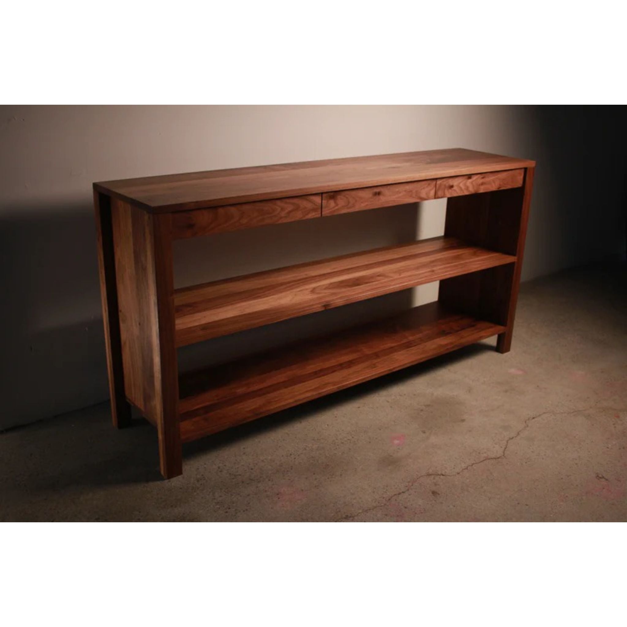 Ghooray Bookcase BC20 Side View by Tomfoolery Wood Co