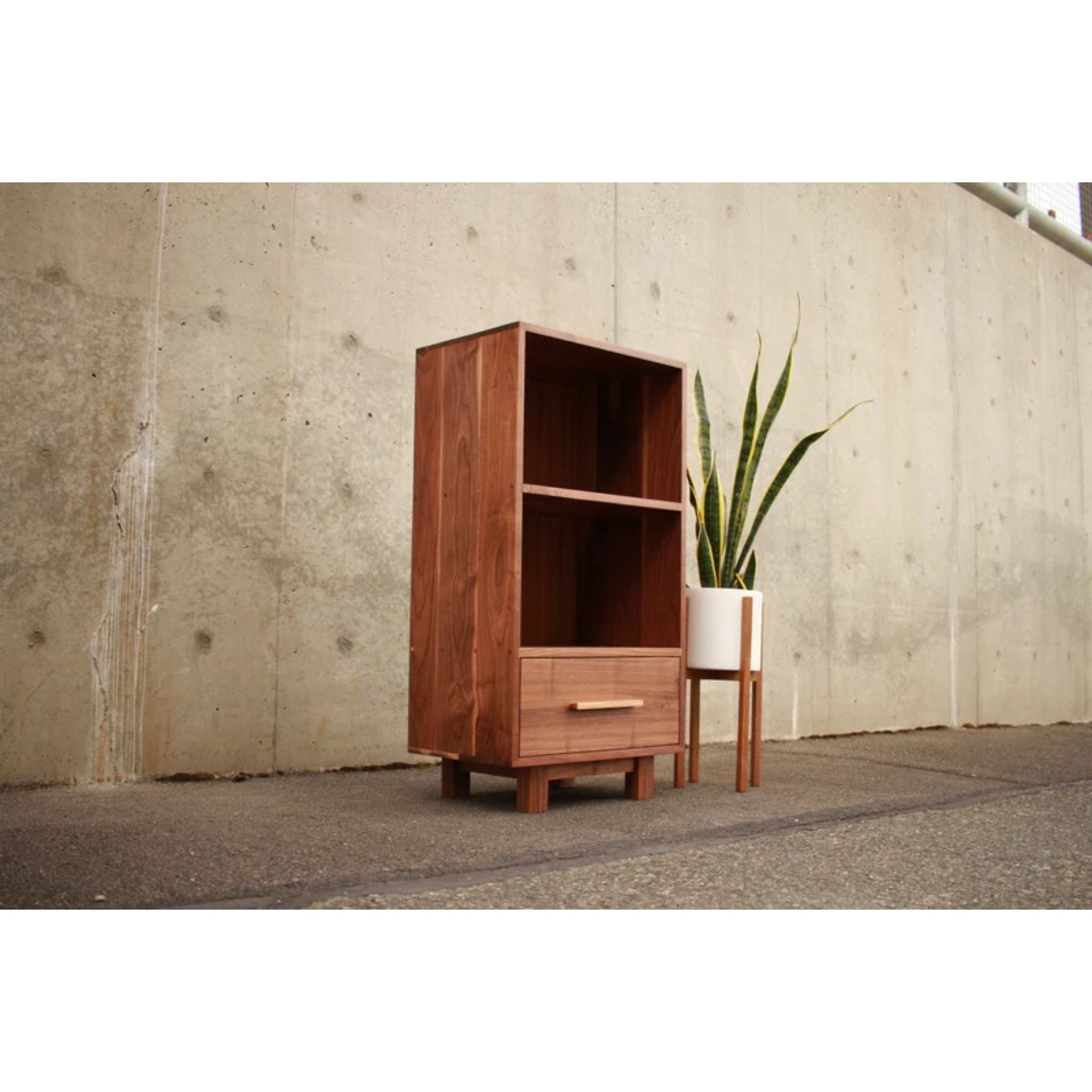 Halfstack Bookcase (Alt) BC17 Full View by Tomfoolery Wood Co