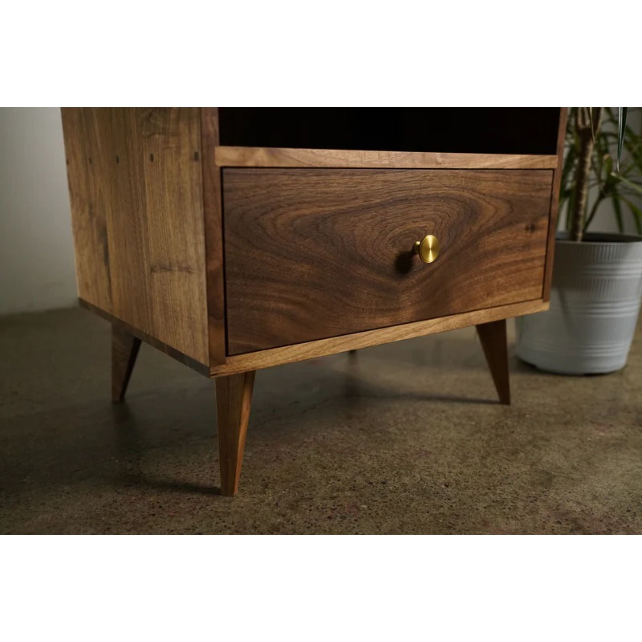 Halfstack Bookcase Lam Edition BC07 Bottom View by Tomfoolery Wood Co