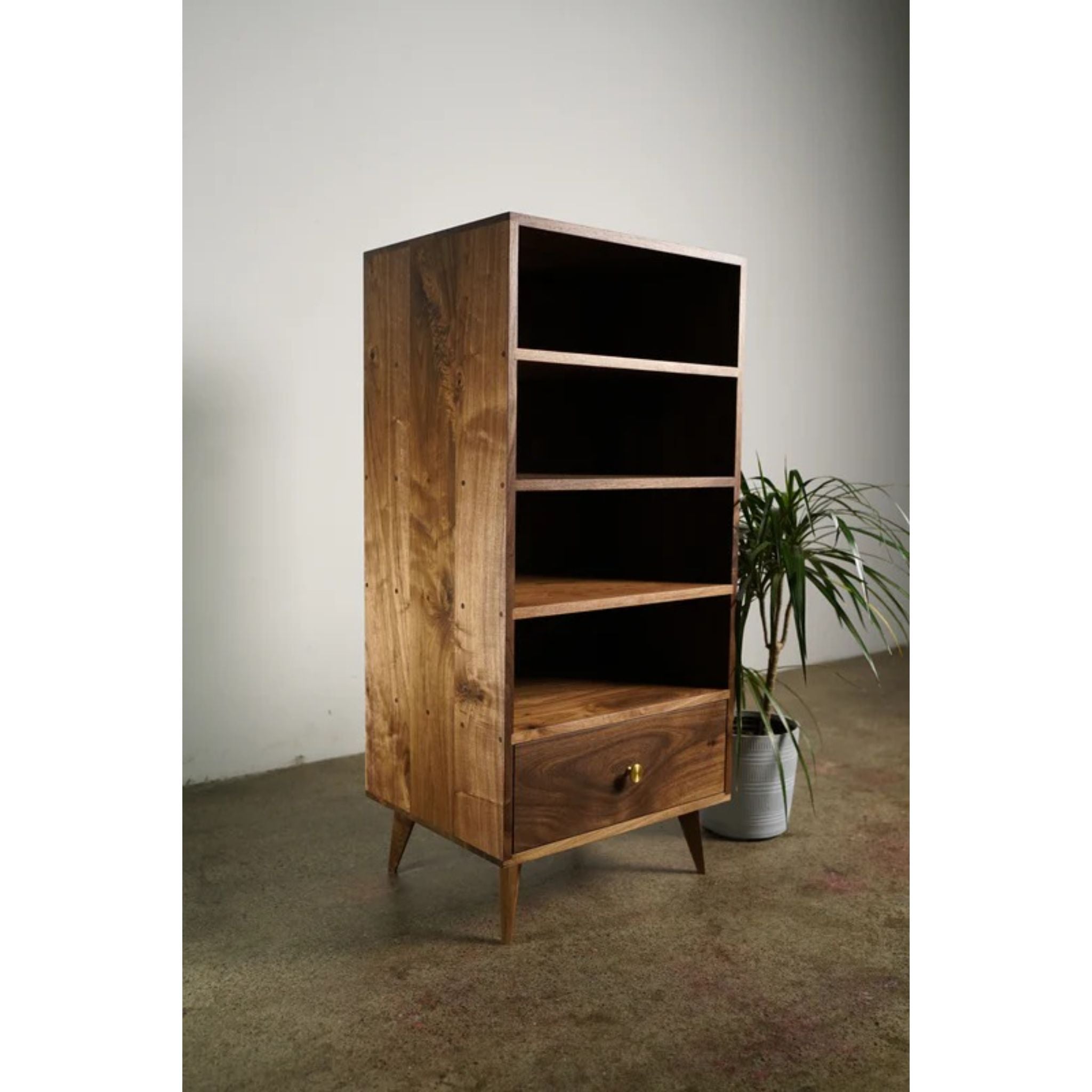 Halfstack Bookcase Lam Edition BC07 Full View by Tomfoolery Wood Co