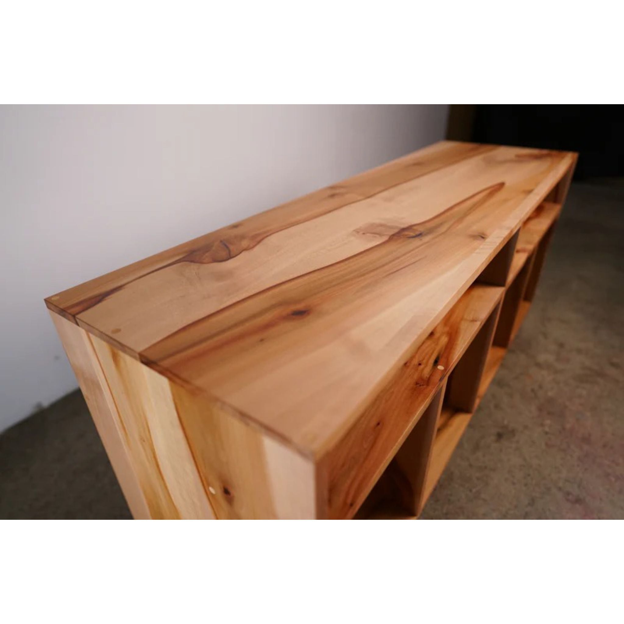 Heath Console CN08 Top Left Side View by Tomfoolery Wood Co