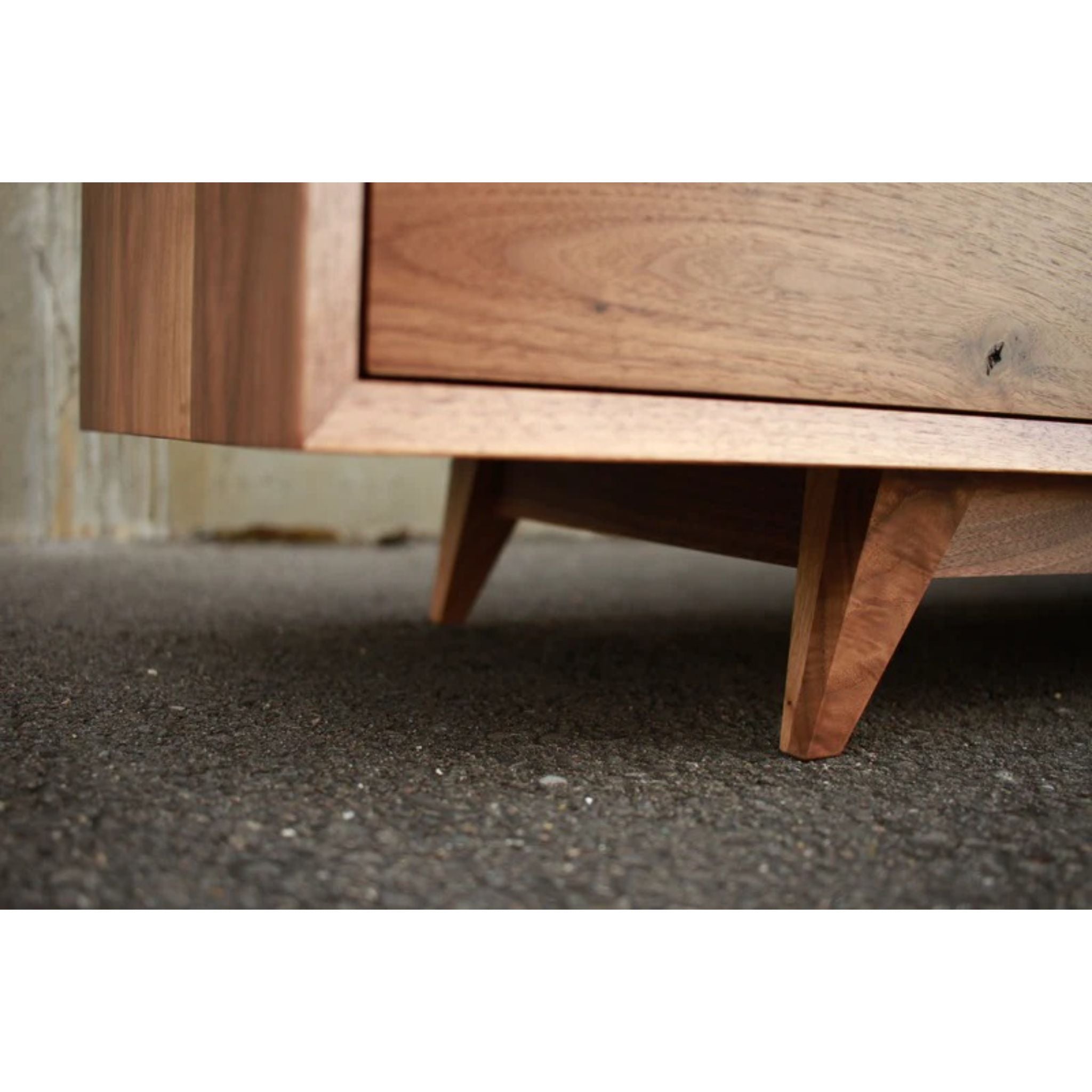 Hein Modern Console 2.0 CN74 Bottom Closeup View by Tomfoolery Wood Co