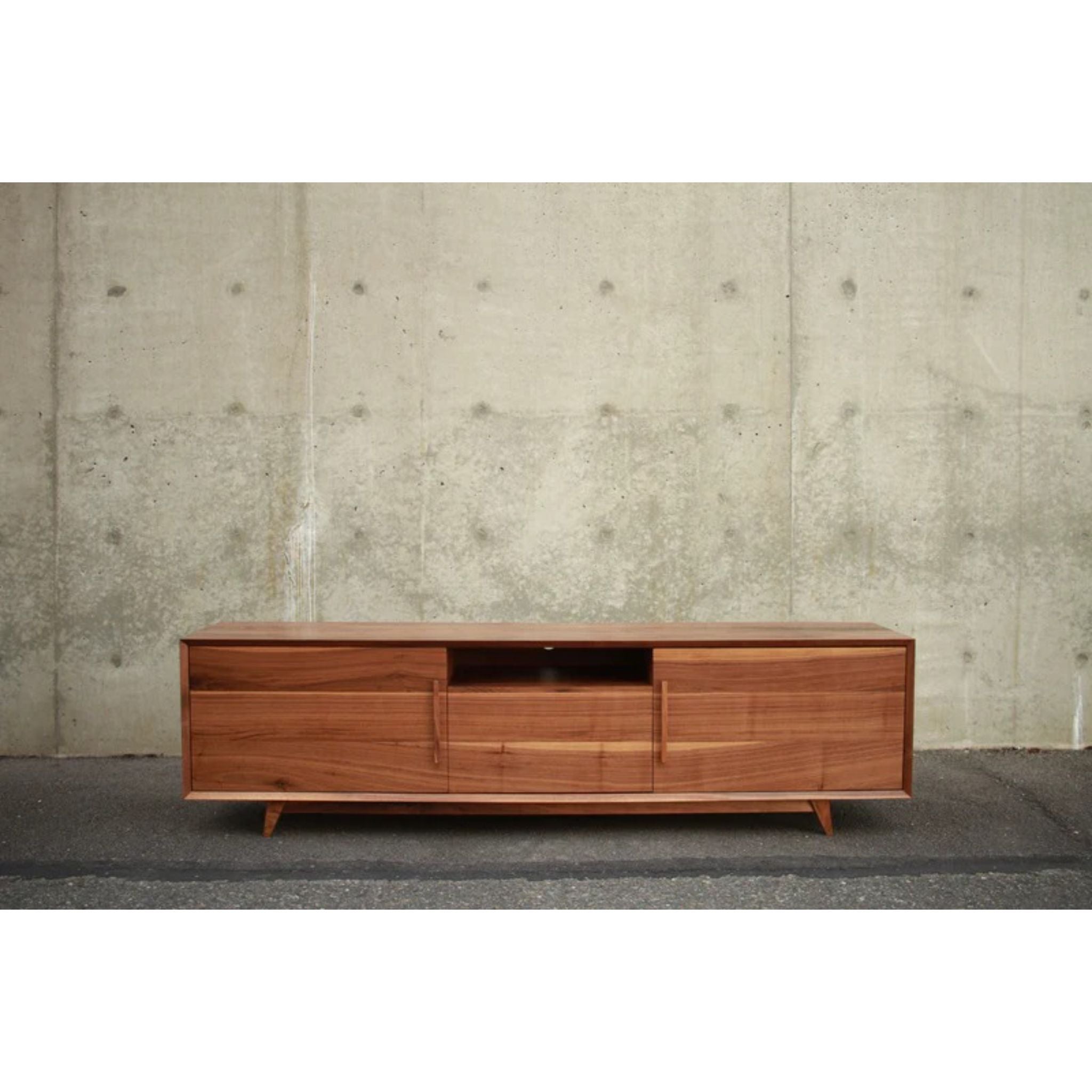 Hein Modern Console 2.0 CN74 Front View by Tomfoolery Wood Co