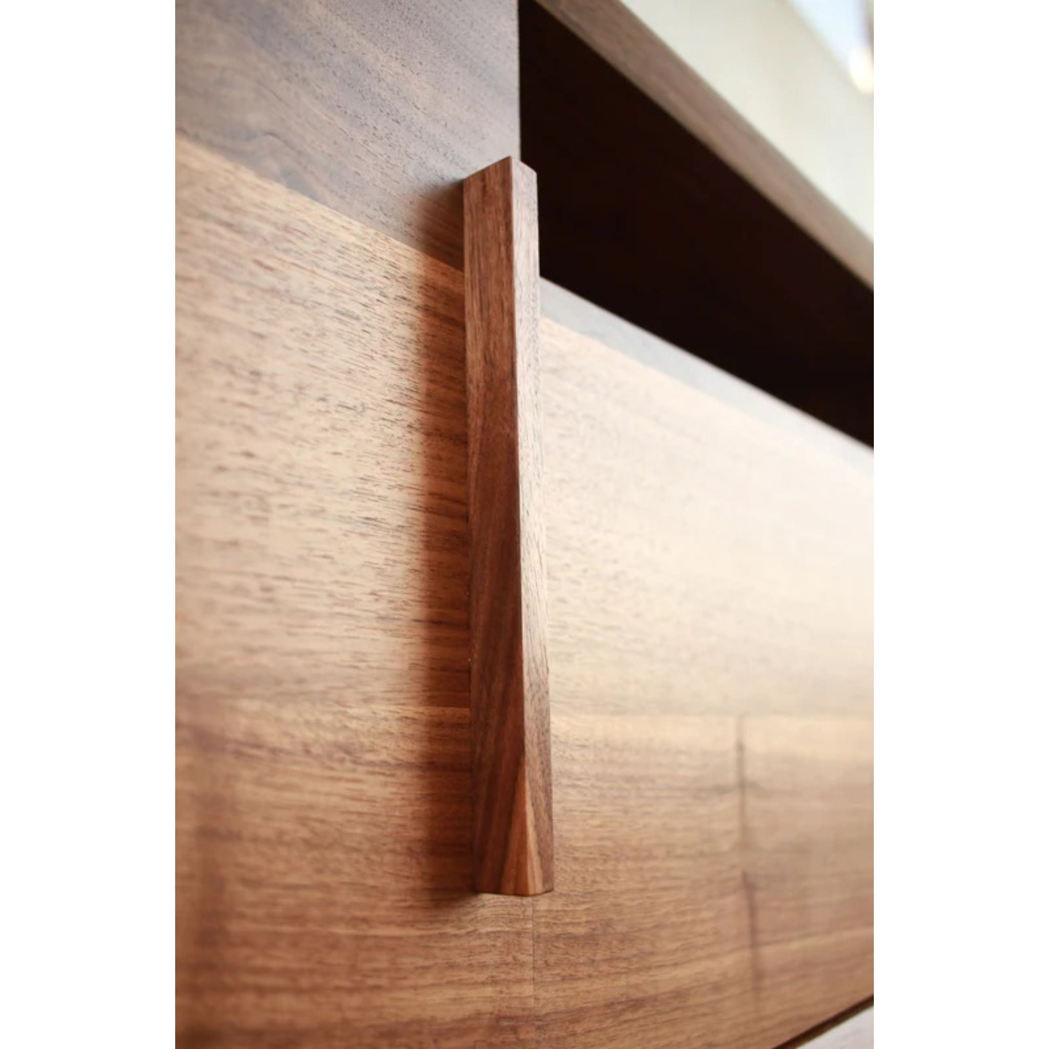 Hein Modern Console 2.0 CN74 Handle Closeup View by Tomfoolery Wood Co