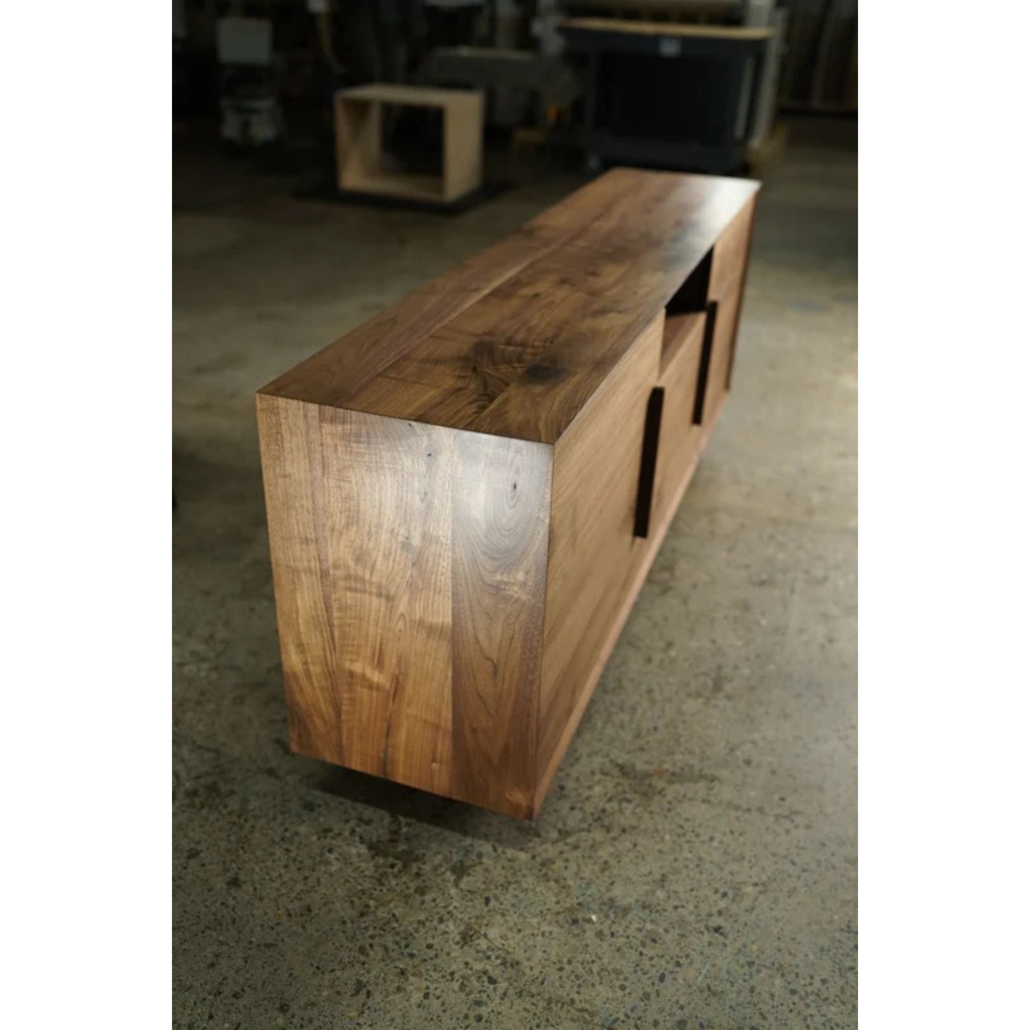 Hein Modern Console 3.0 CN63 Top Left Side View by Tomfoolery Wood Co