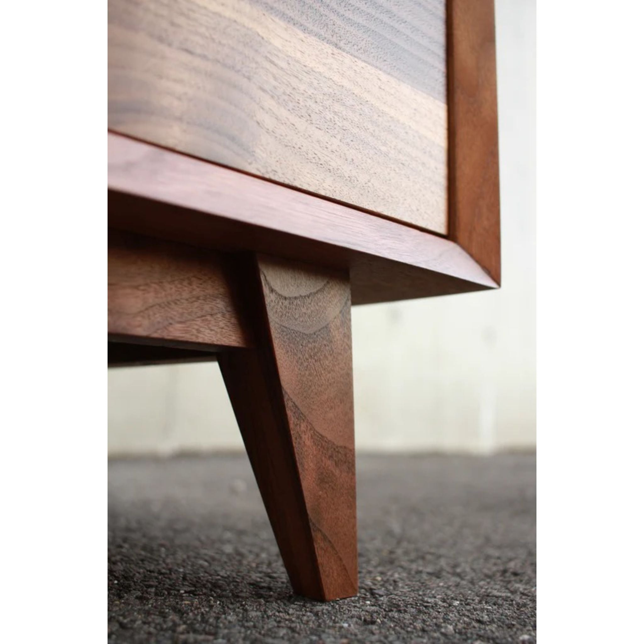 Hein Nightstand End Table ET10 Bottom Side View by Tomfoolery Wood Co