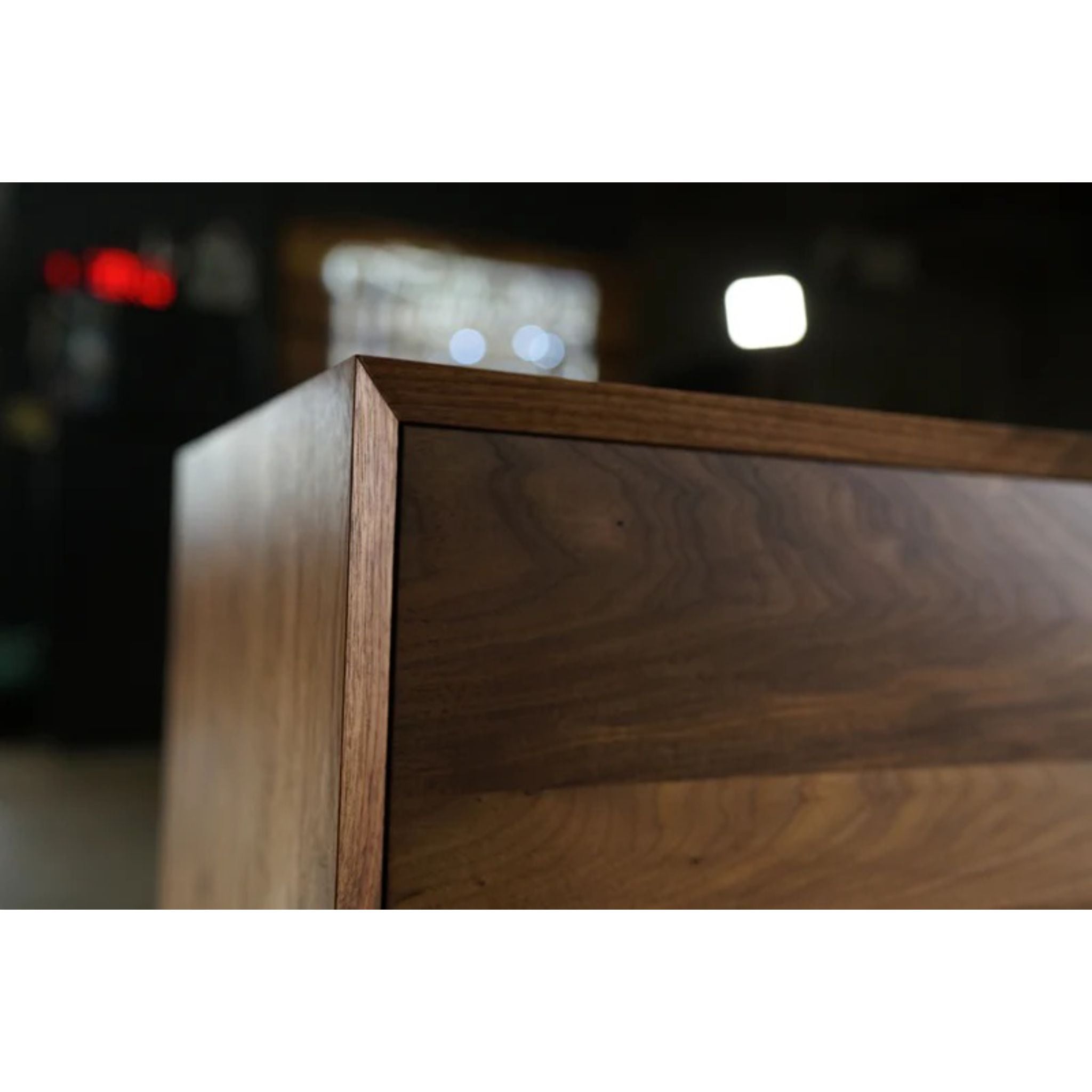 Hernandez Console CN60 Left Side Corner View by Tomfoolery Wood Co