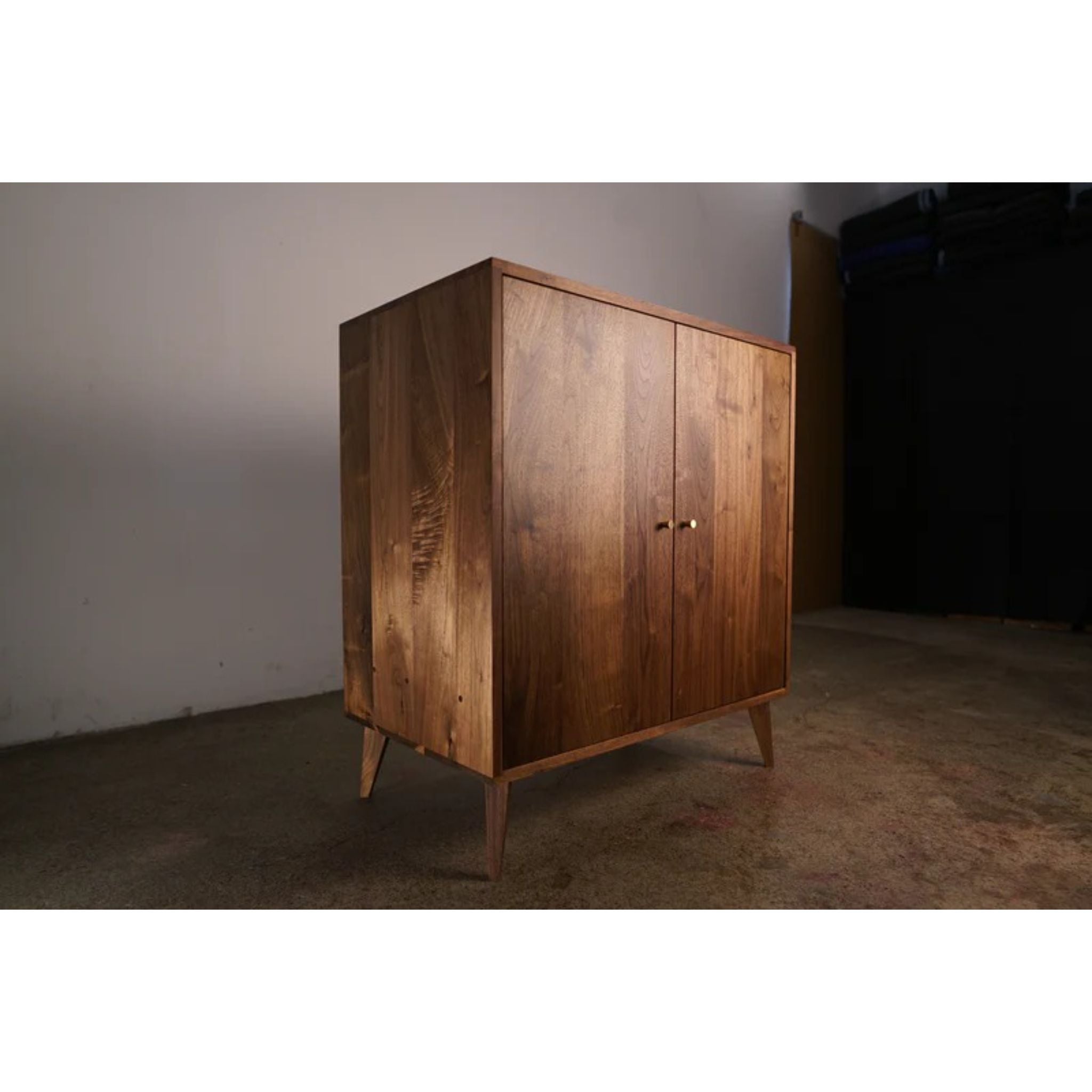 Hirtzel Bar Cabinet BR06 Full View by Tomfoolery Wood Co