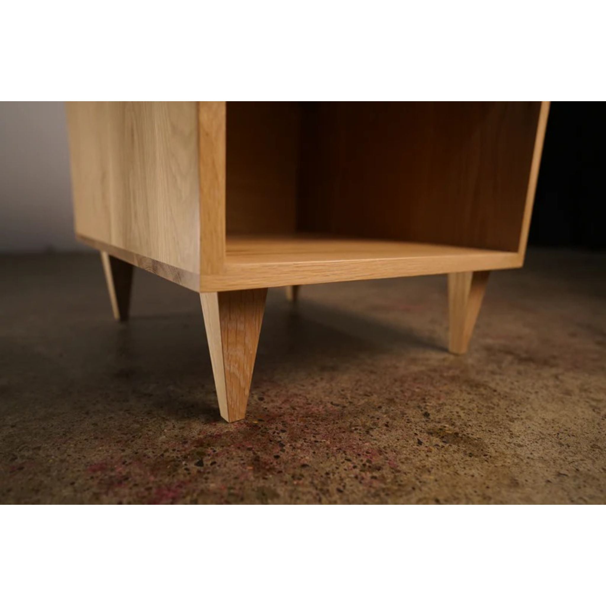 Howe Nightstand / End Table ET04 Bottom View by Tomfoolery Wood Co