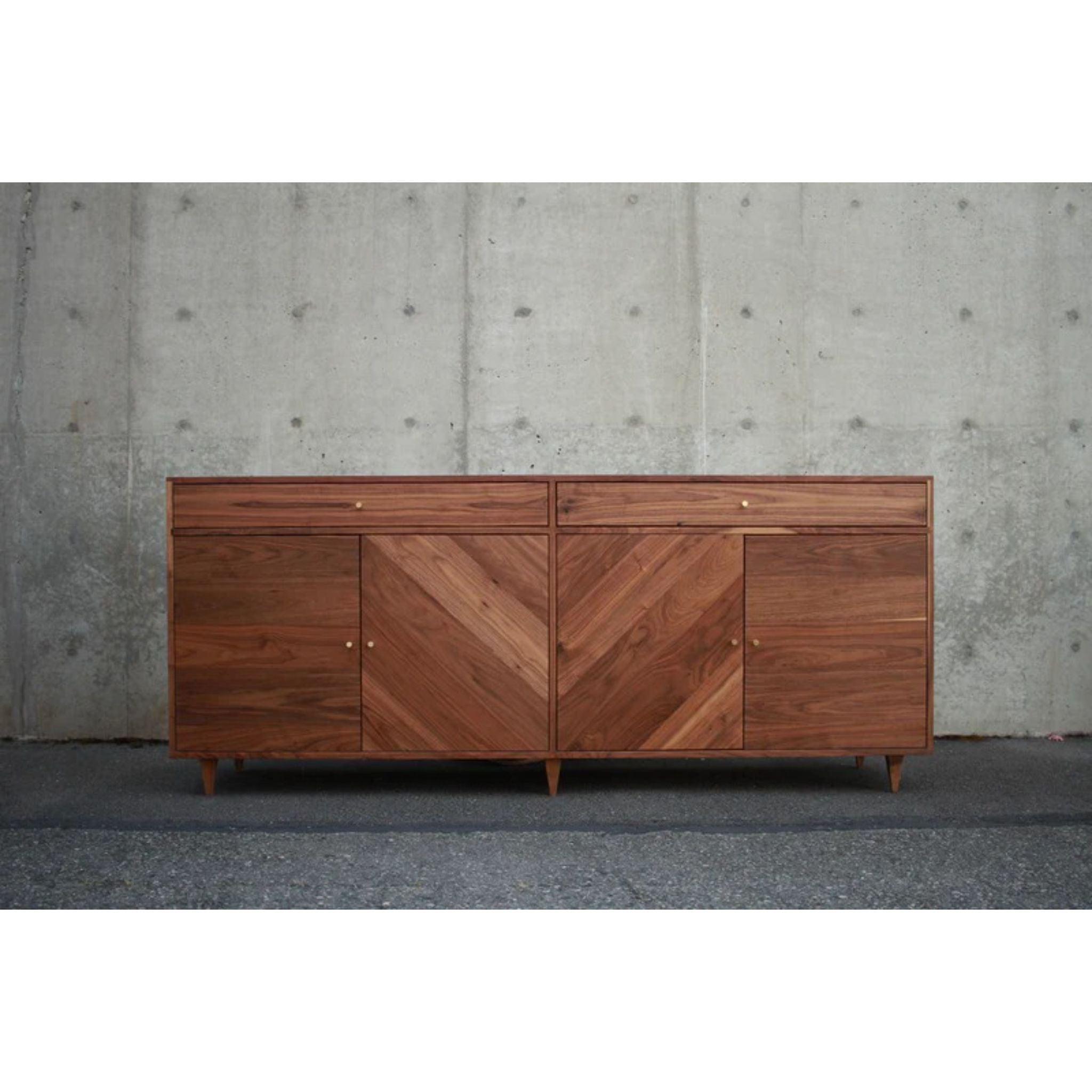 Jocson Wine Bar BR16 Front View by Tomfoolery Wood Co