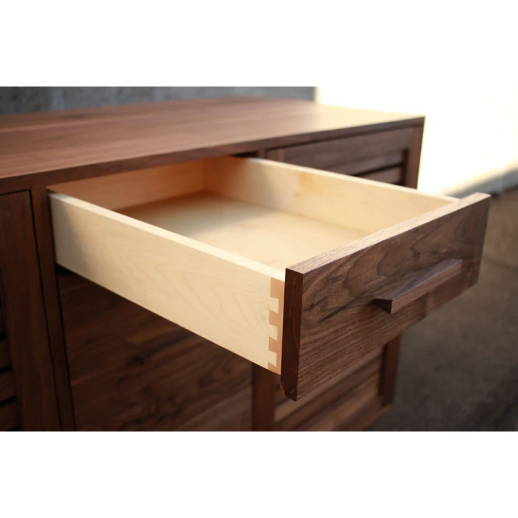 Kavanaugh Wine Bar BR05 Opened Drawer View by Tomfoolery Wood Co
