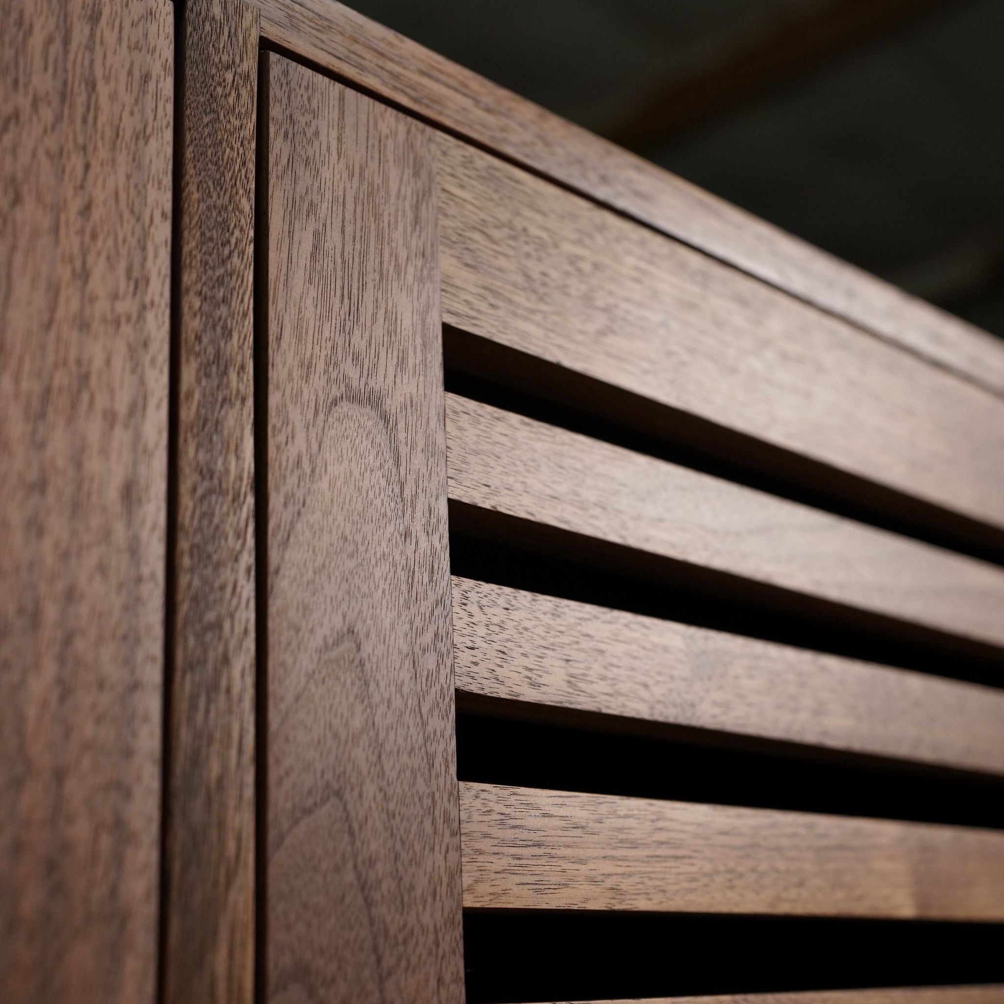 Kavanaugh Wine Bar No Drawers BR01 Closeup by Tomfoolery Wood Co