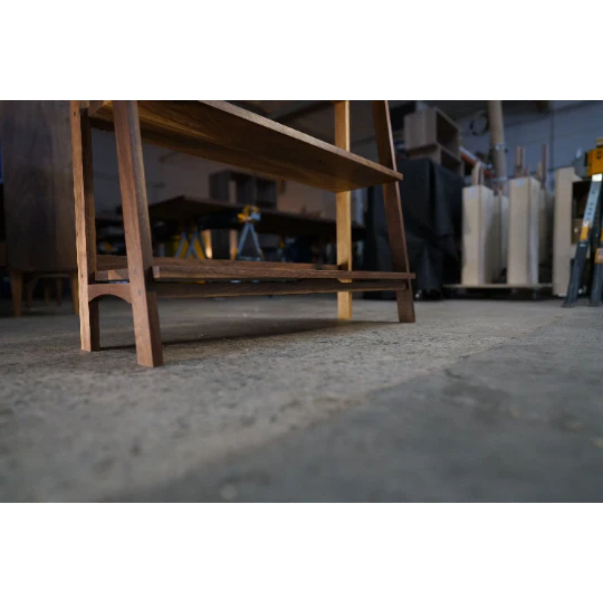 Komiss Mini Modern Slant Bookcase BC11 Bottom View by Tomfoolery Wood Co