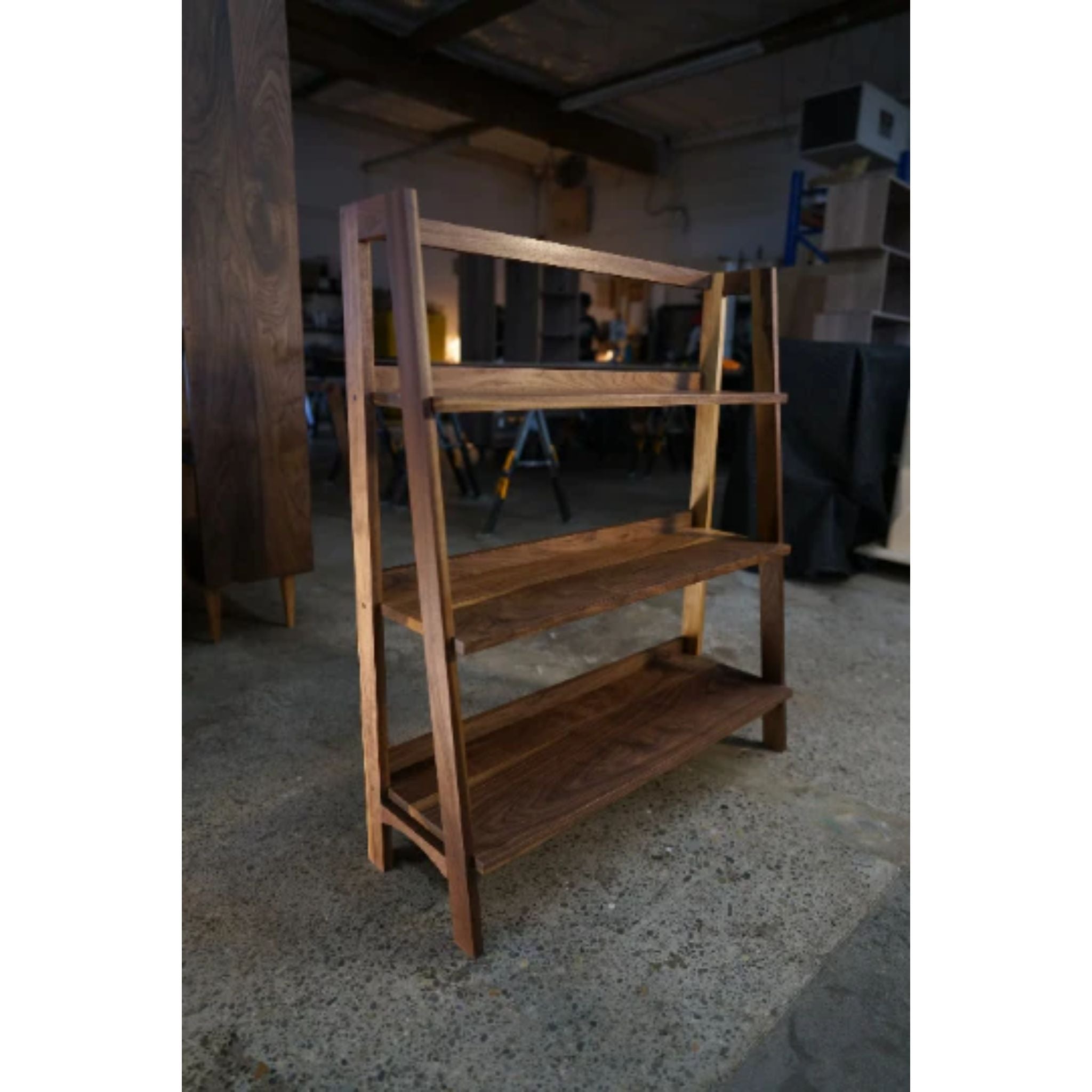 Komiss Mini Modern Slant Bookcase BC11 Full View by Tomfoolery Wood Co