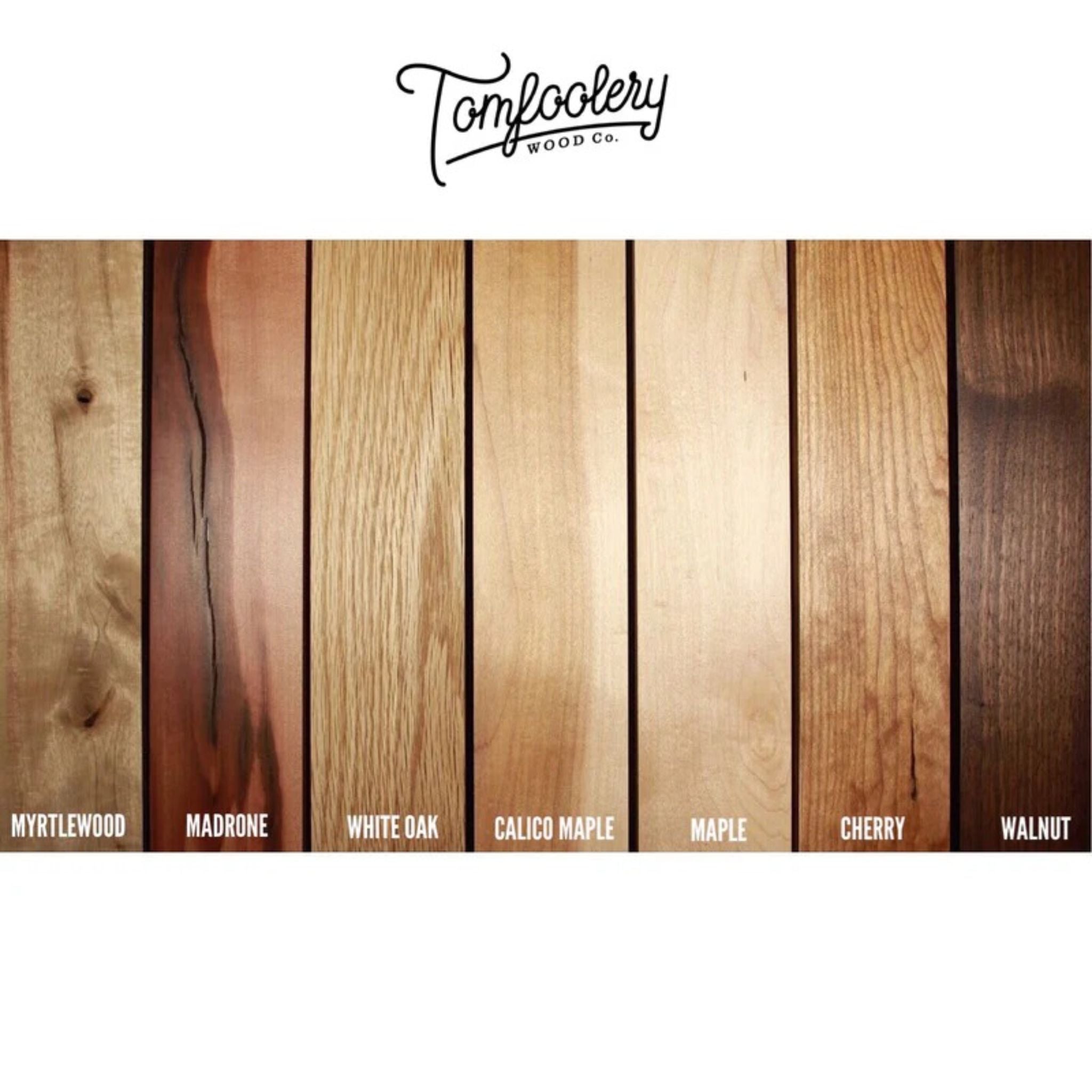 Ladder Shelf BC13 Solid Wood Species View by Tomfoolery Wood Co