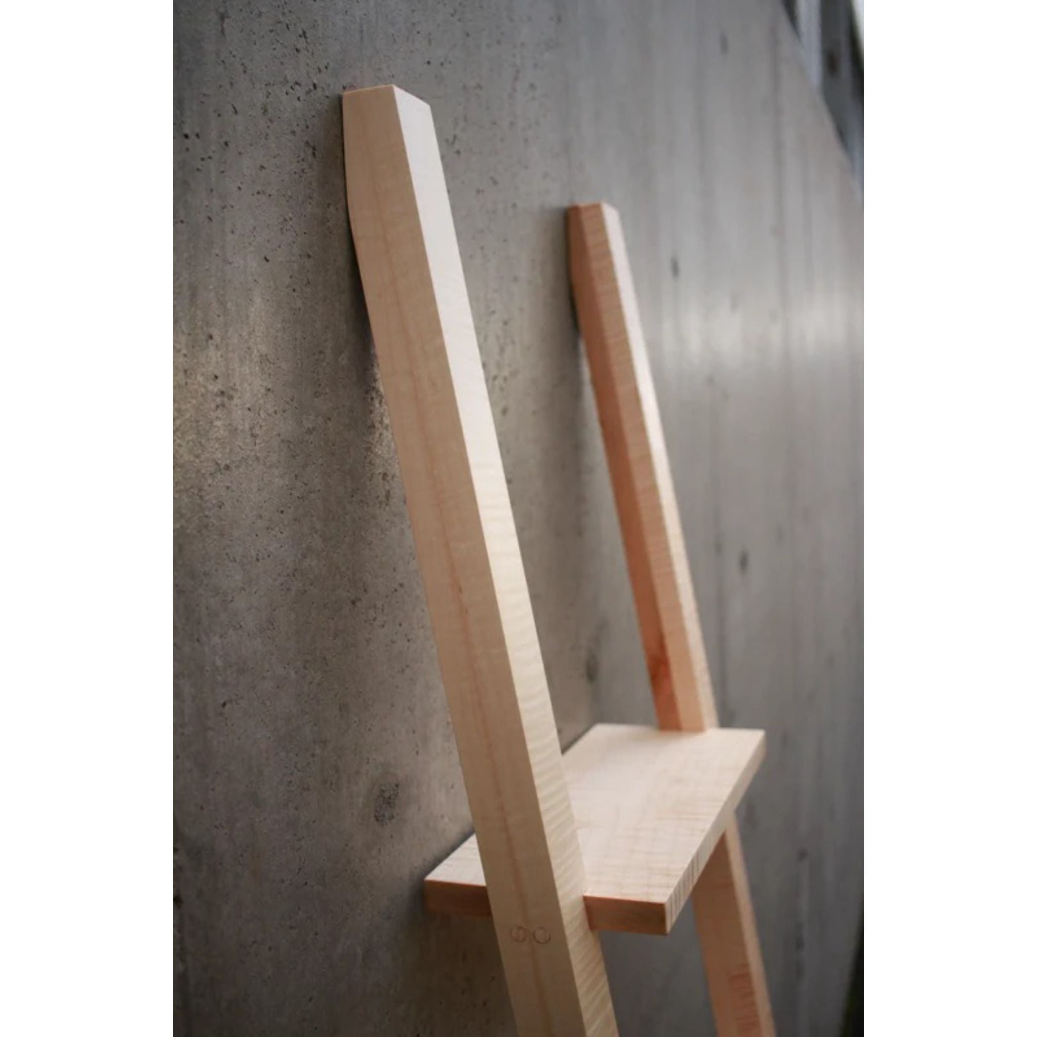 Ladder Shelf BC13 Top Left Side View by Tomfoolery Wood Co