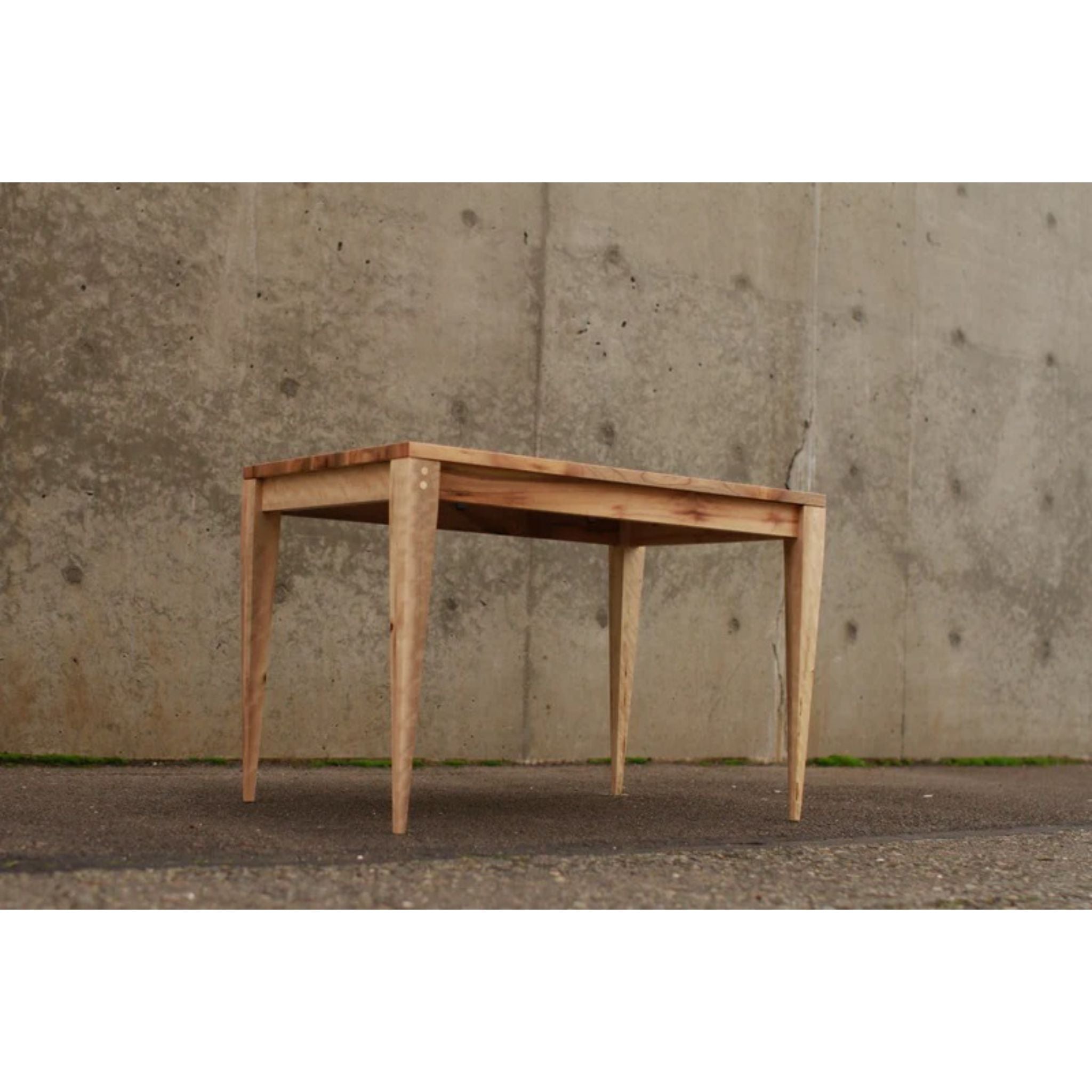 Lavios End Table ET05 Front Side View by Tomfoolery Wood Co