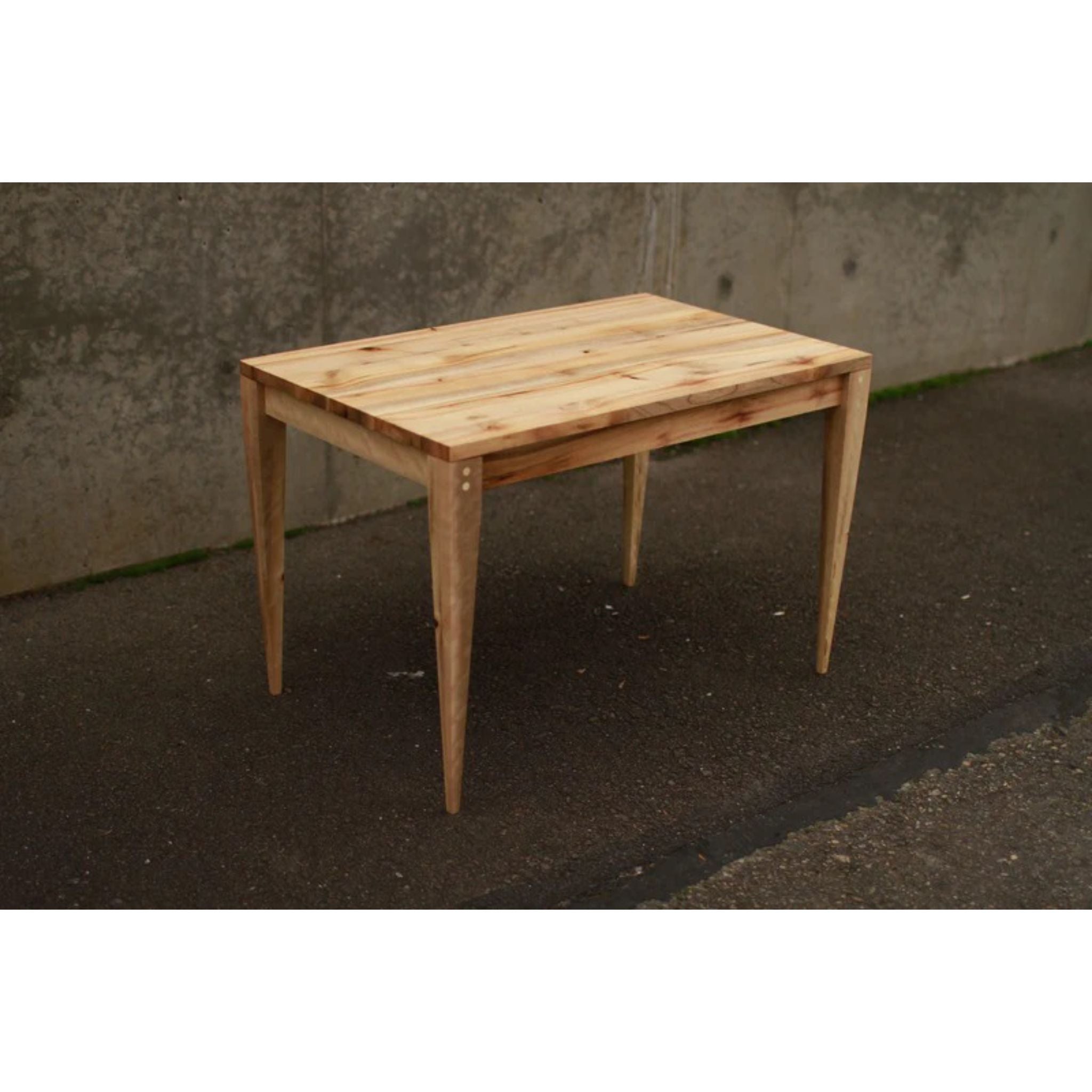 Lavios End Table ET05 Top Side View by Tomfoolery Wood Co