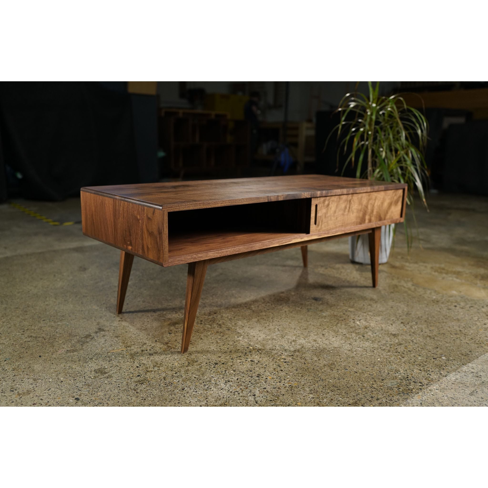 Legard Coffee Table Sliding Doors TB09 Full View by Tomfoolery Wood Co